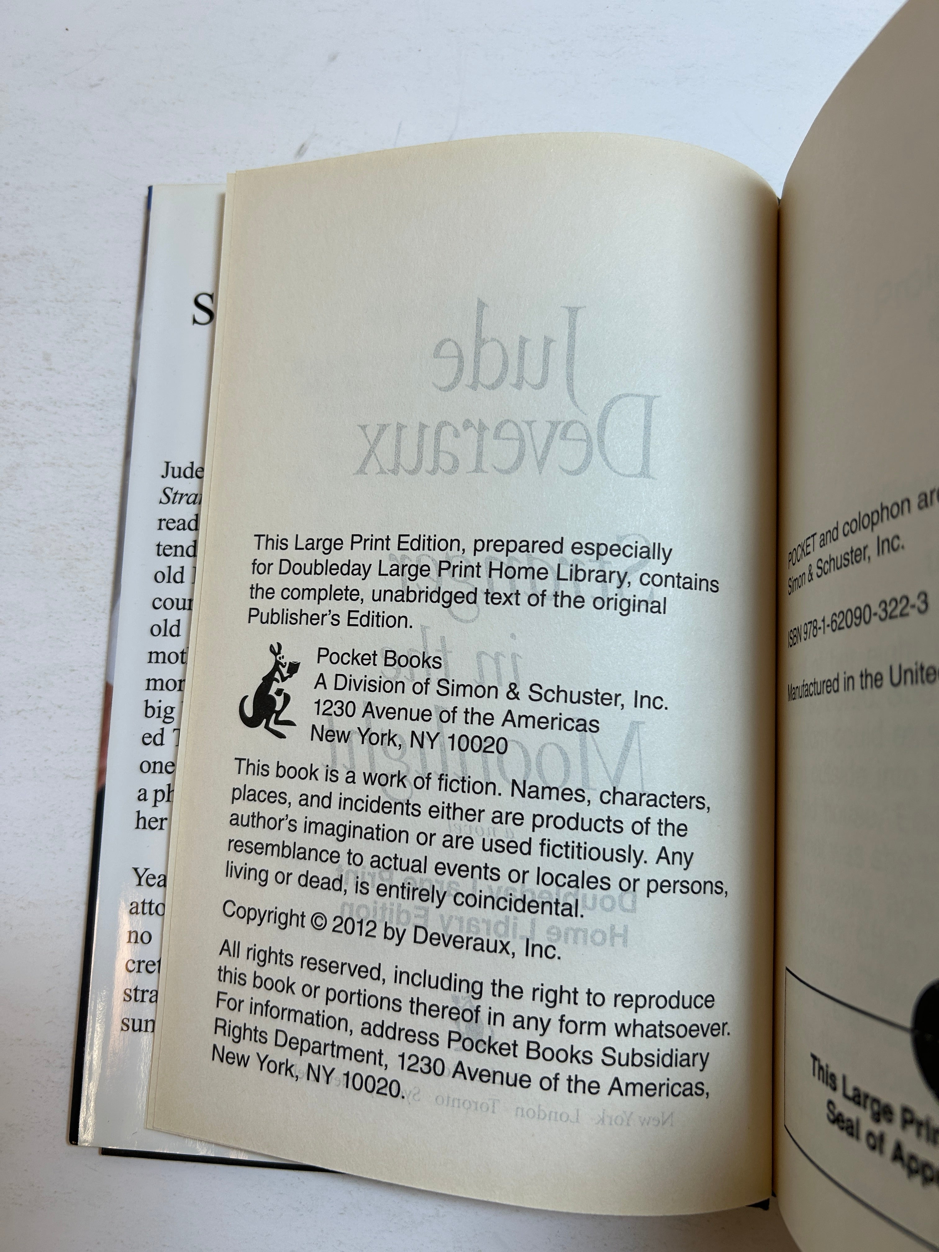 Lot of 2 LARGE PRINT Jude Deveraux Hardcover Romance HCDJ