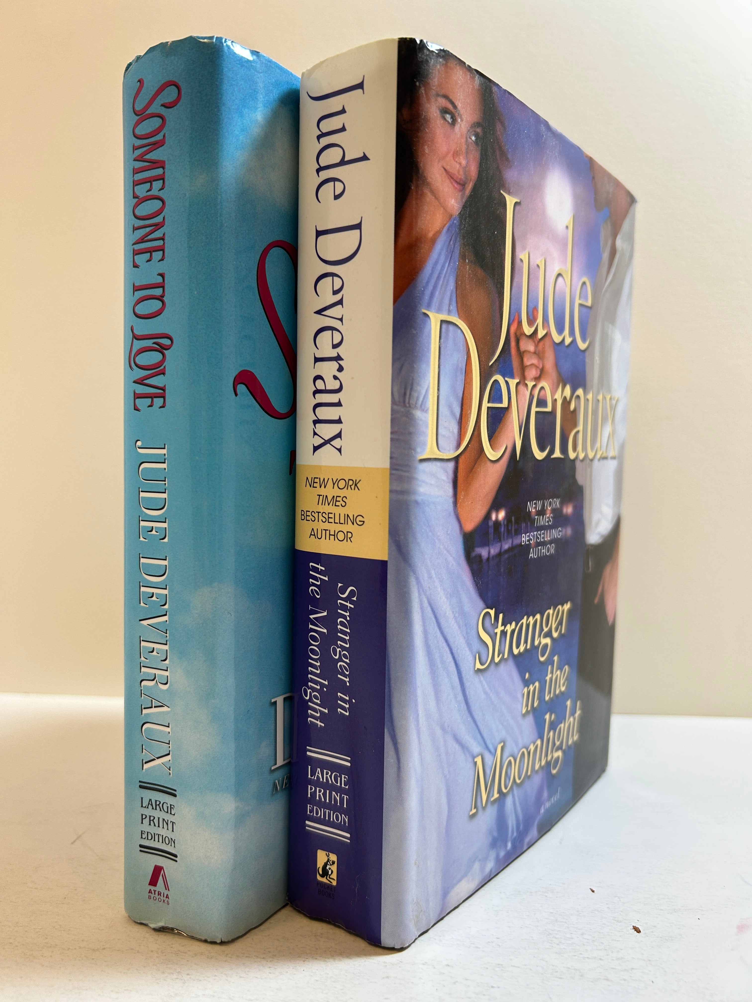 Lot of 2 LARGE PRINT Jude Deveraux Hardcover Romance HCDJ