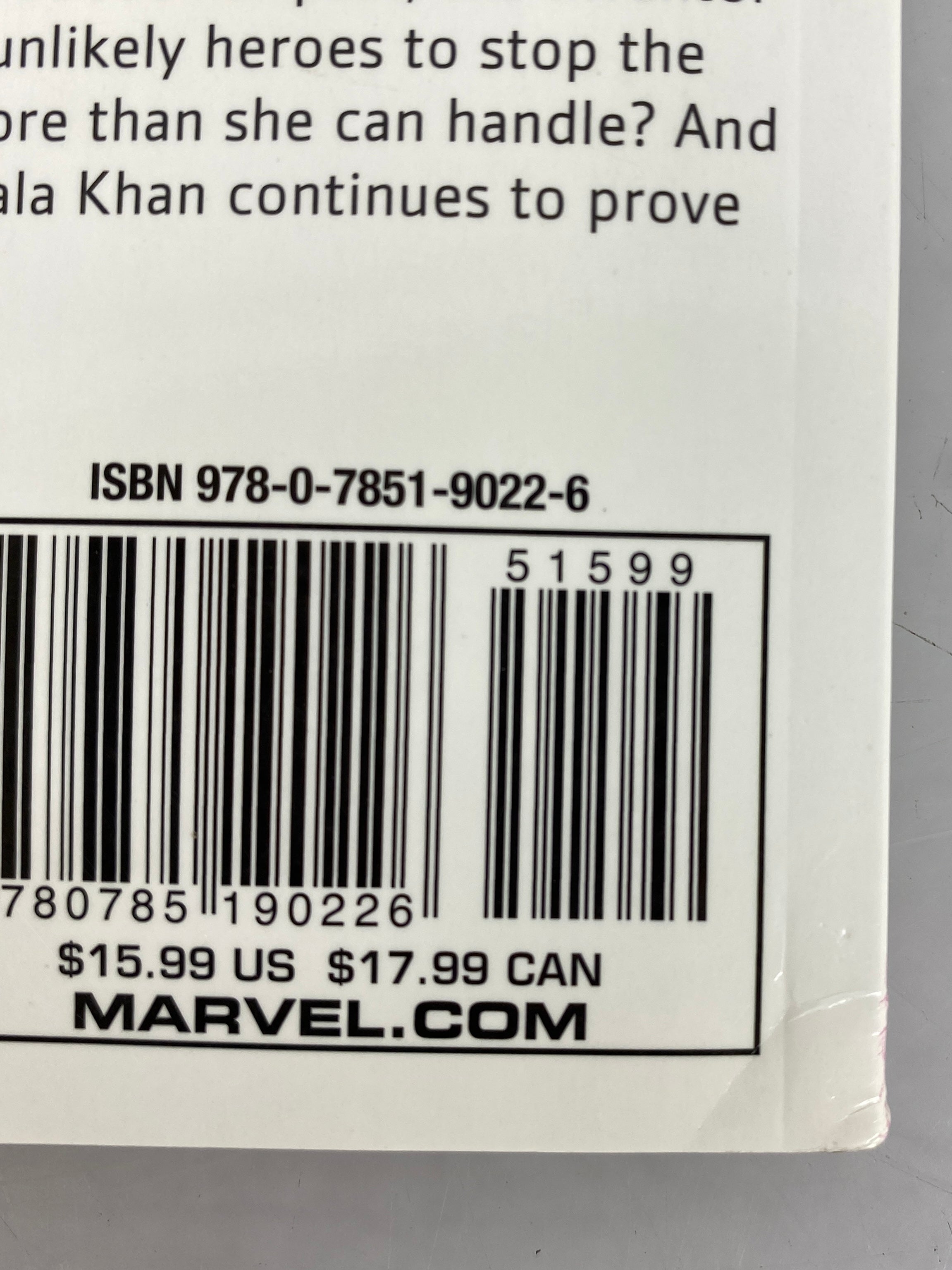 Lot of 2 Ms. Marvel and Ultimates 2 (Marvel 2015, 2005) Graphic Novels SC