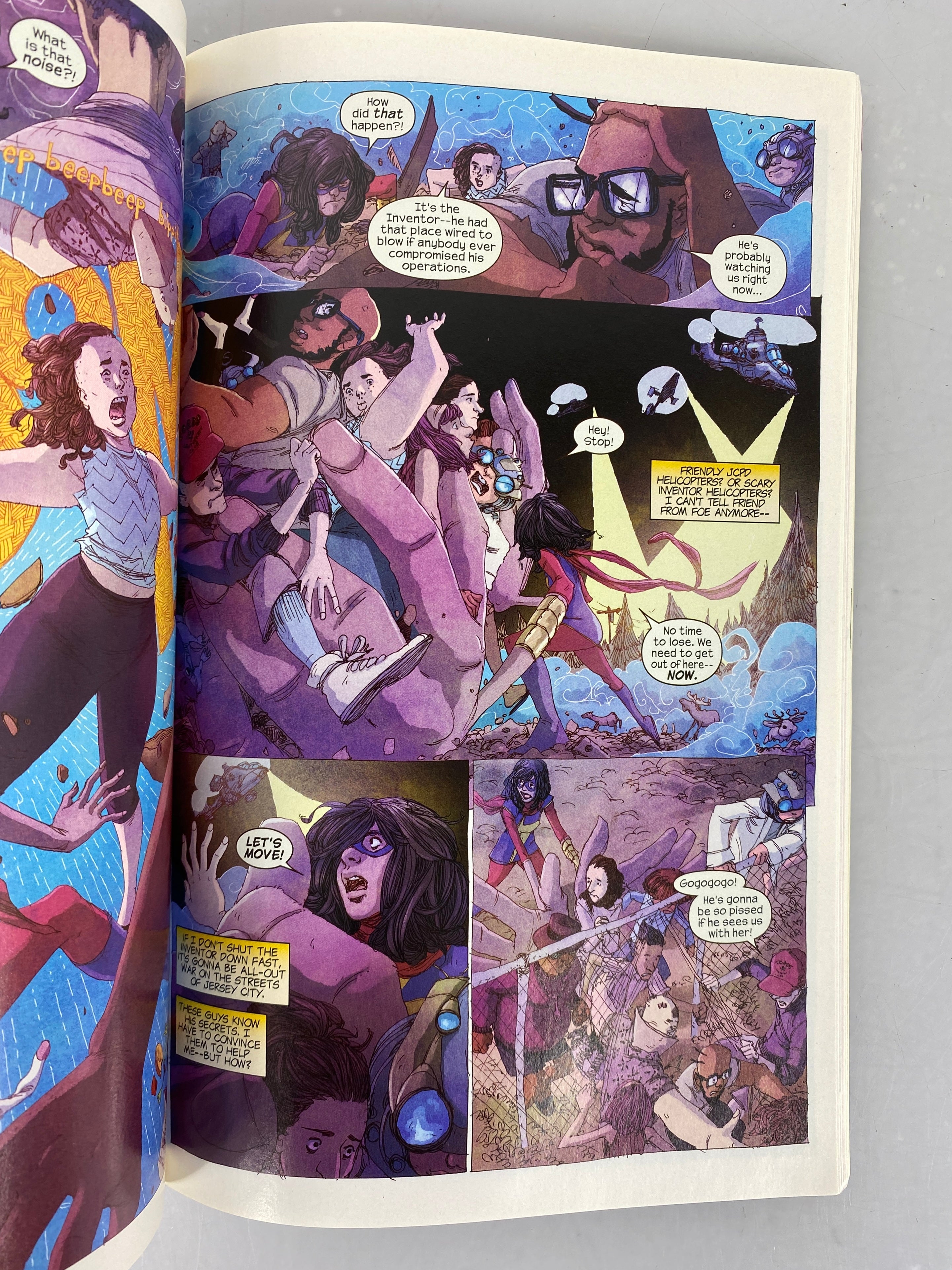 Lot of 2 Ms. Marvel and Ultimates 2 (Marvel 2015, 2005) Graphic Novels SC