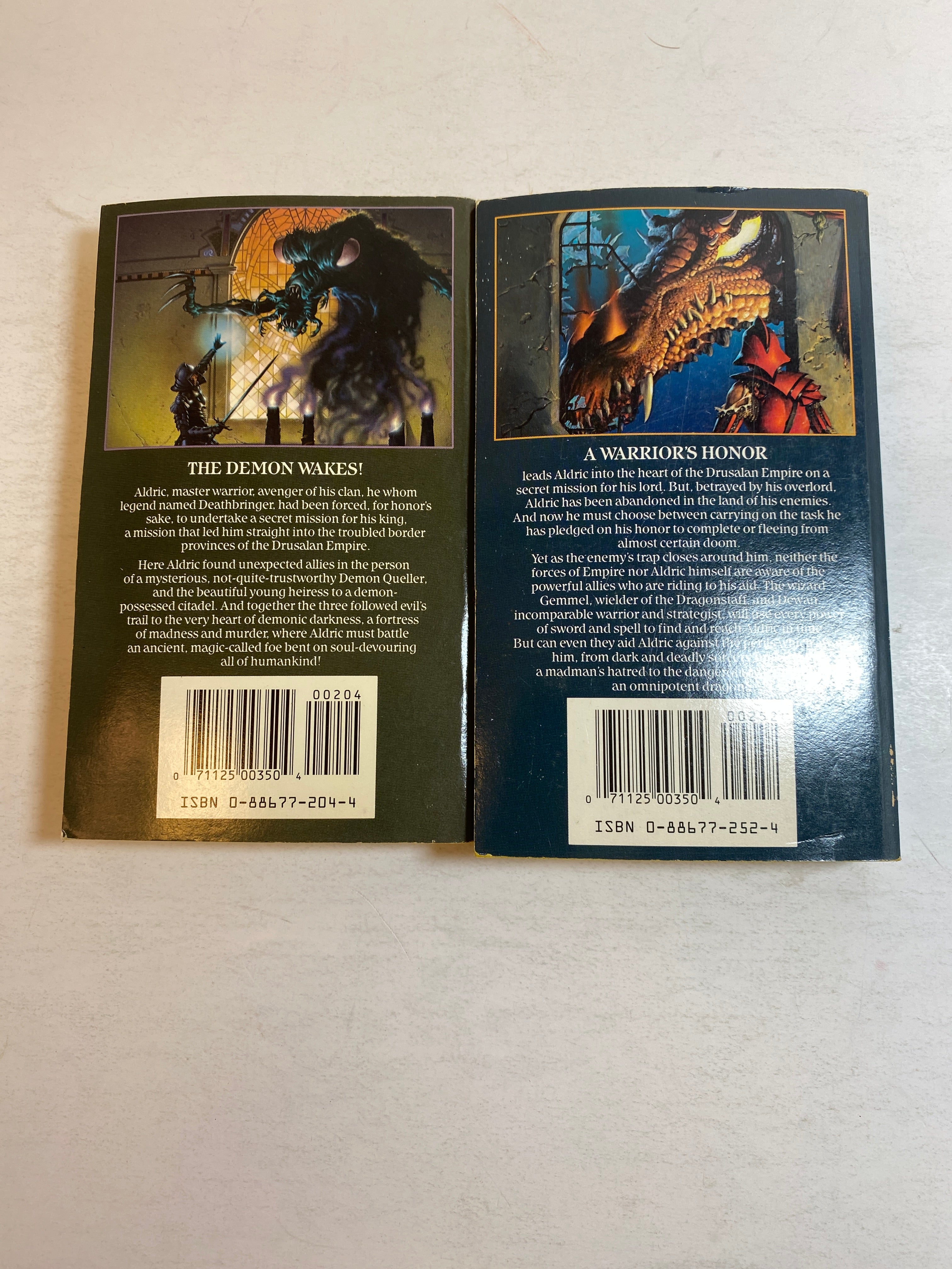 Lot of 2 Peter Morwood Book of Years 2, 3 1986-1987