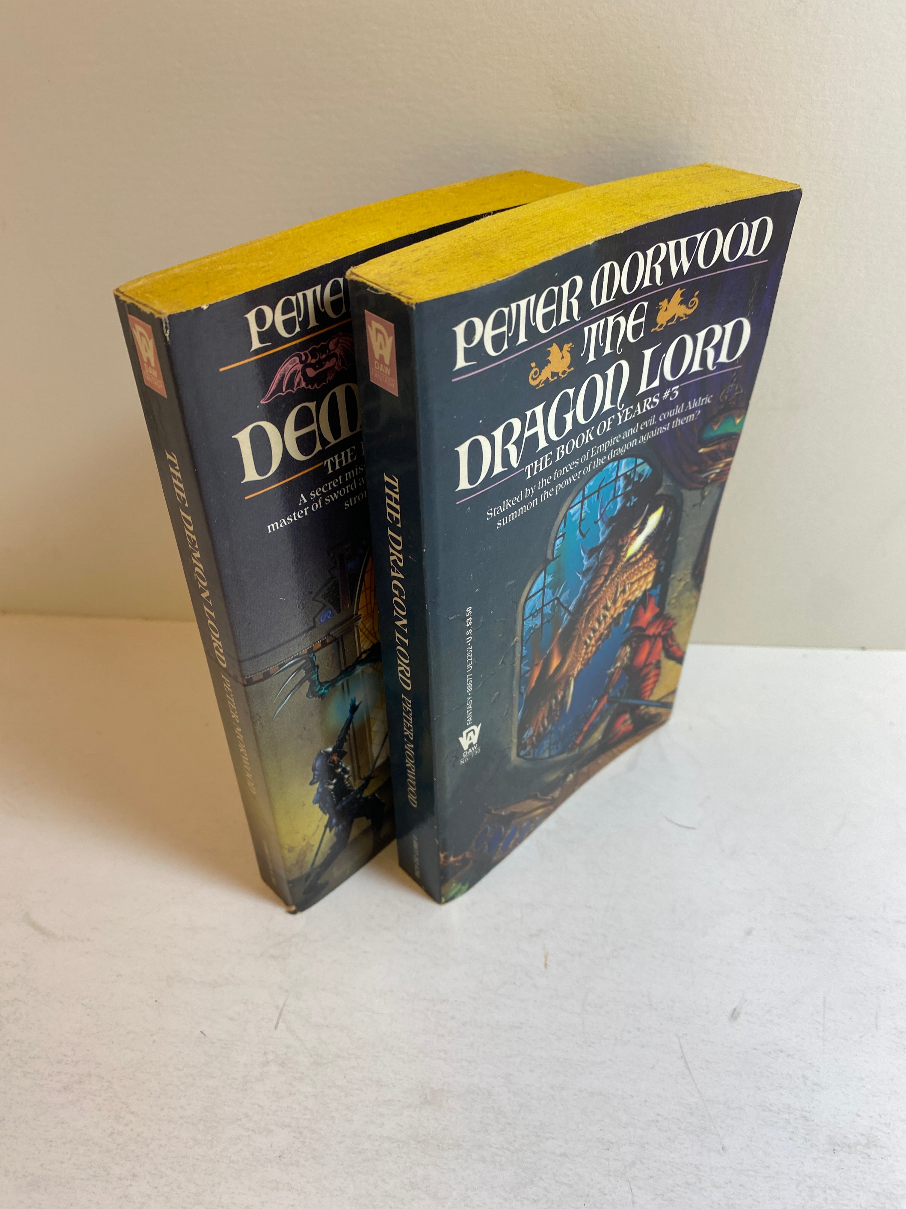 Lot of 2 Peter Morwood Book of Years 2, 3 1986-1987