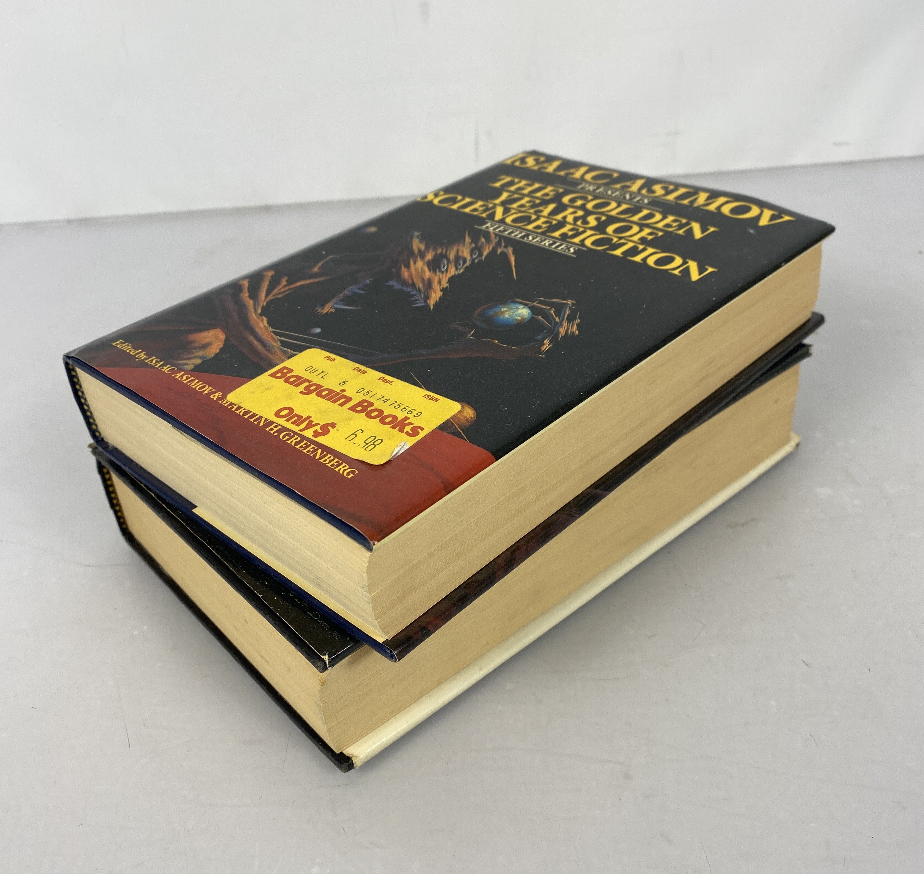 Lot of 2 Science Fiction Edited Volumes Asimov HC 1980-1985