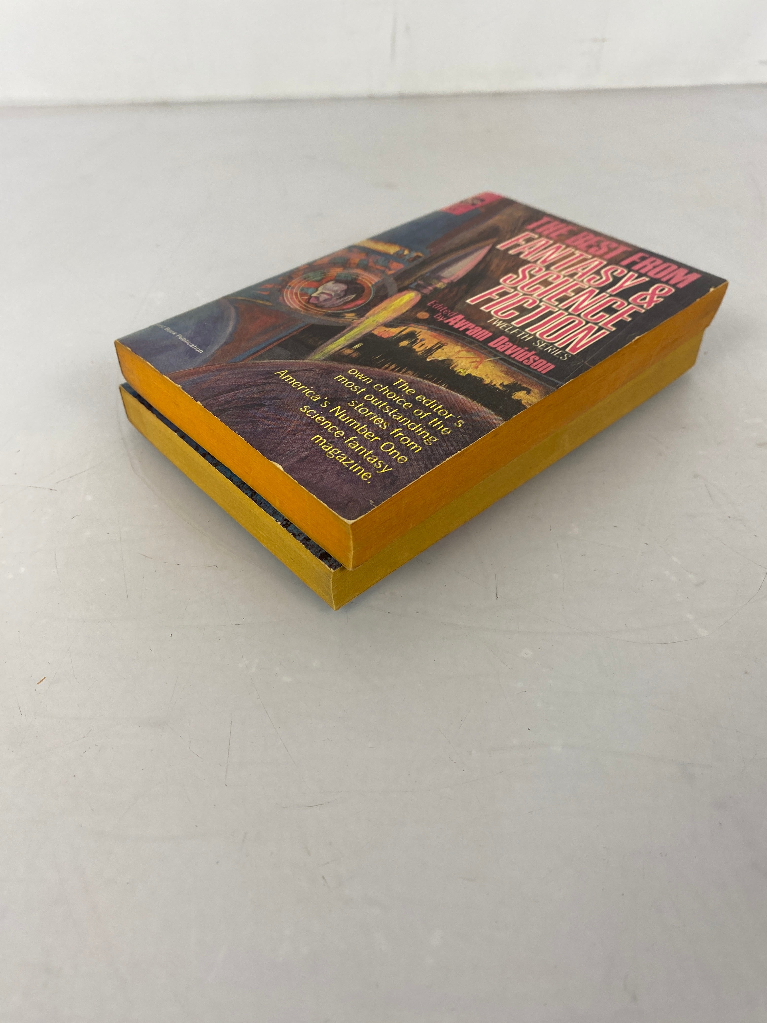 Lot of 2 Science Fiction paperbacks Best from Fantasy and Science Fiction 1958-1963