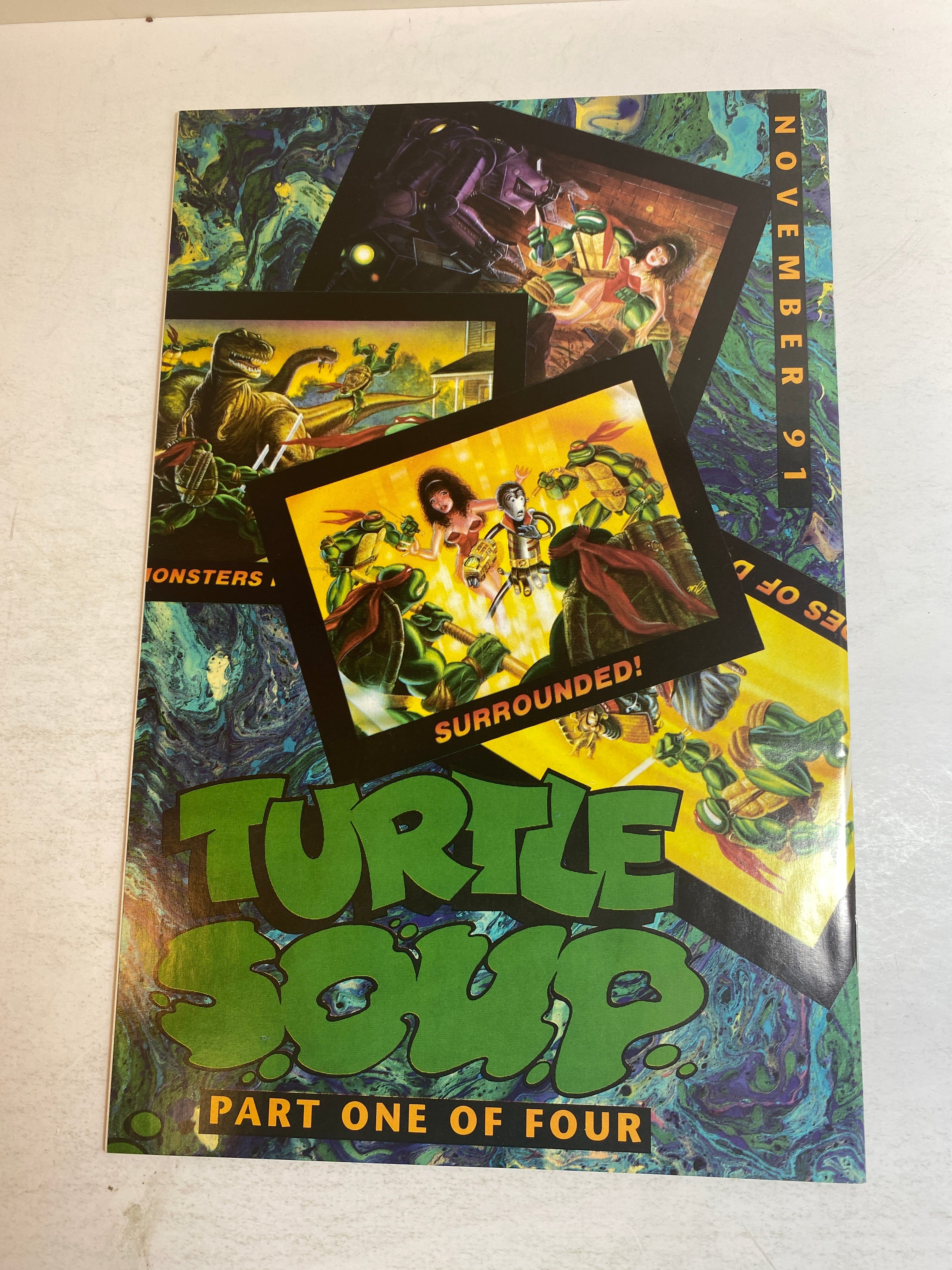 Lot of 2 Teenage Mutant Ninja Turtles Mirage Comics 1991