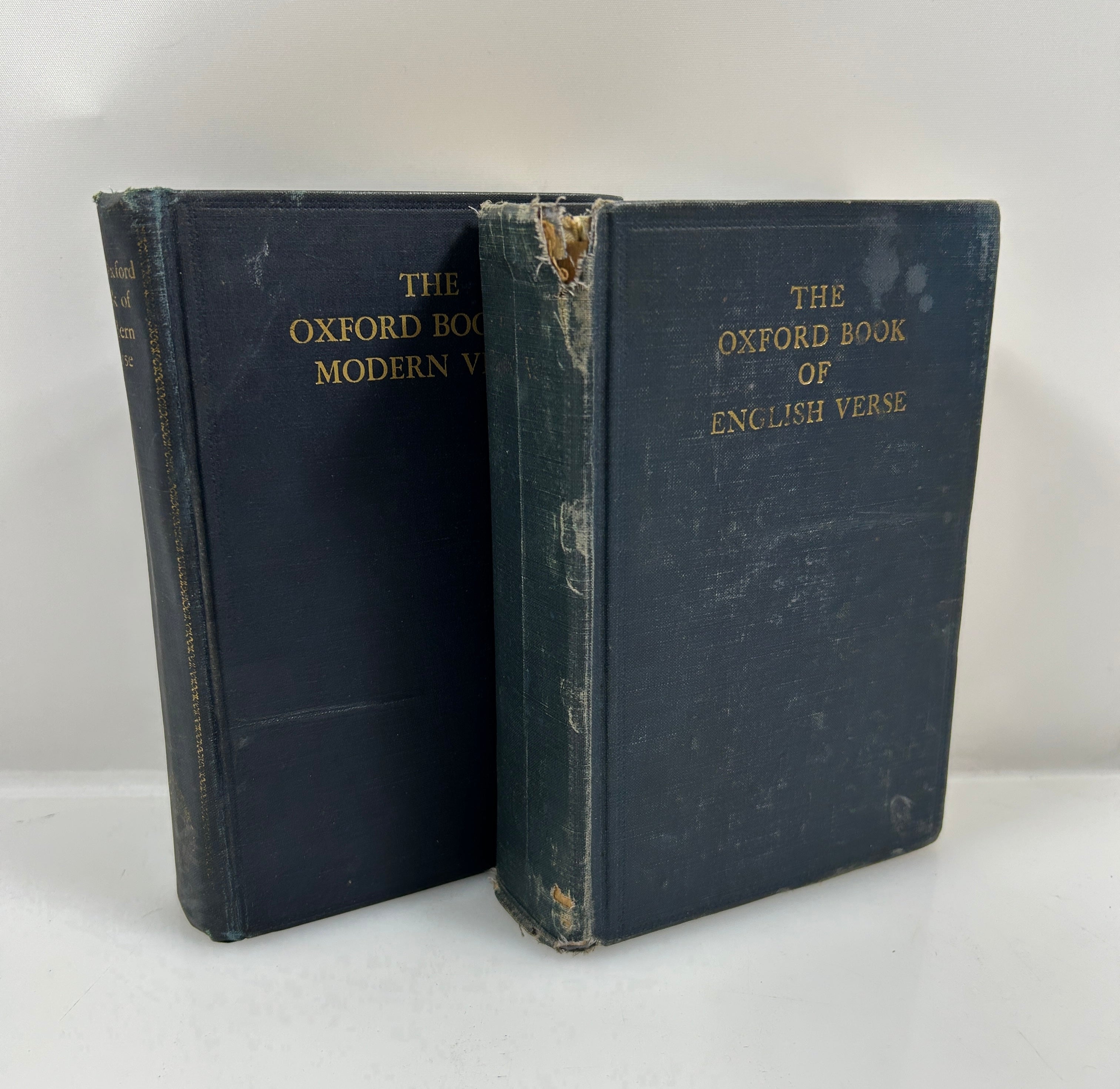 Lot of 2: The Oxford Book of Modern Verse (1947)/English Verse (1953) HC