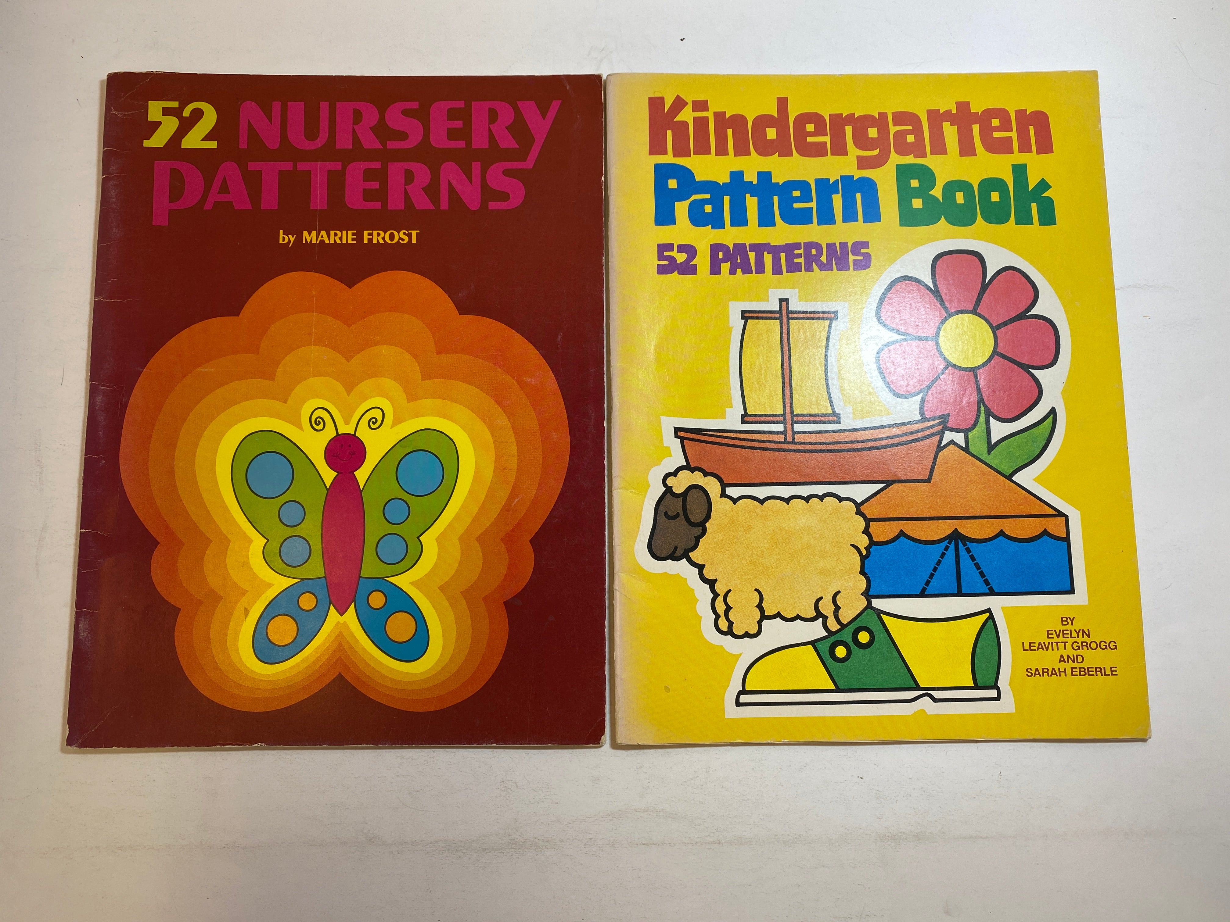 Lot of 2 Vintage Christian Nursery Pattern Books 1979-1980