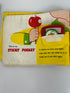 Lot of 2 Vintage Cloth Books Farm Friends/What's In My Pocket? 1955-1971