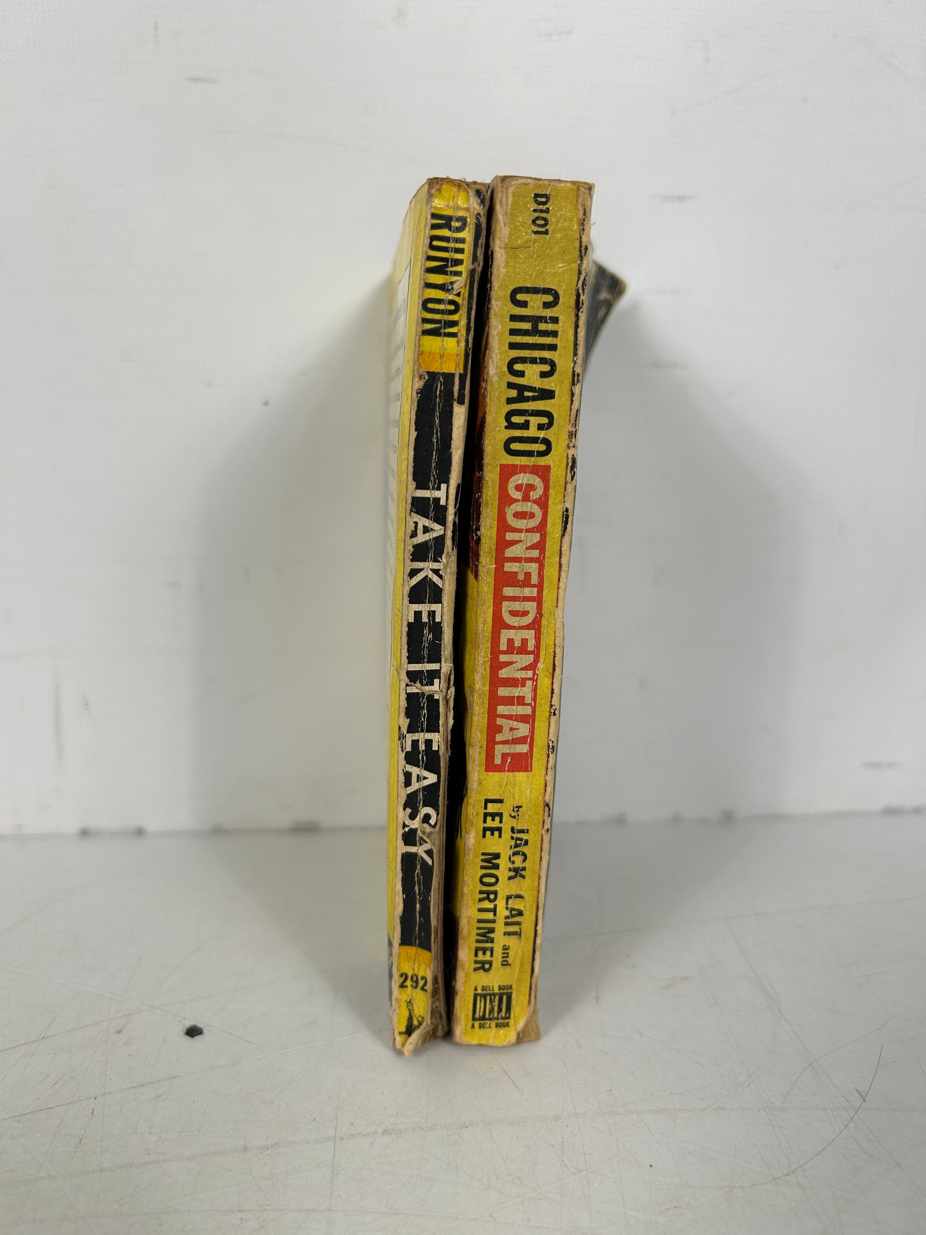 Lot of 2 Vtg Big City Chronicles Chicago Confidential & Take It Easy 1938-50 SC