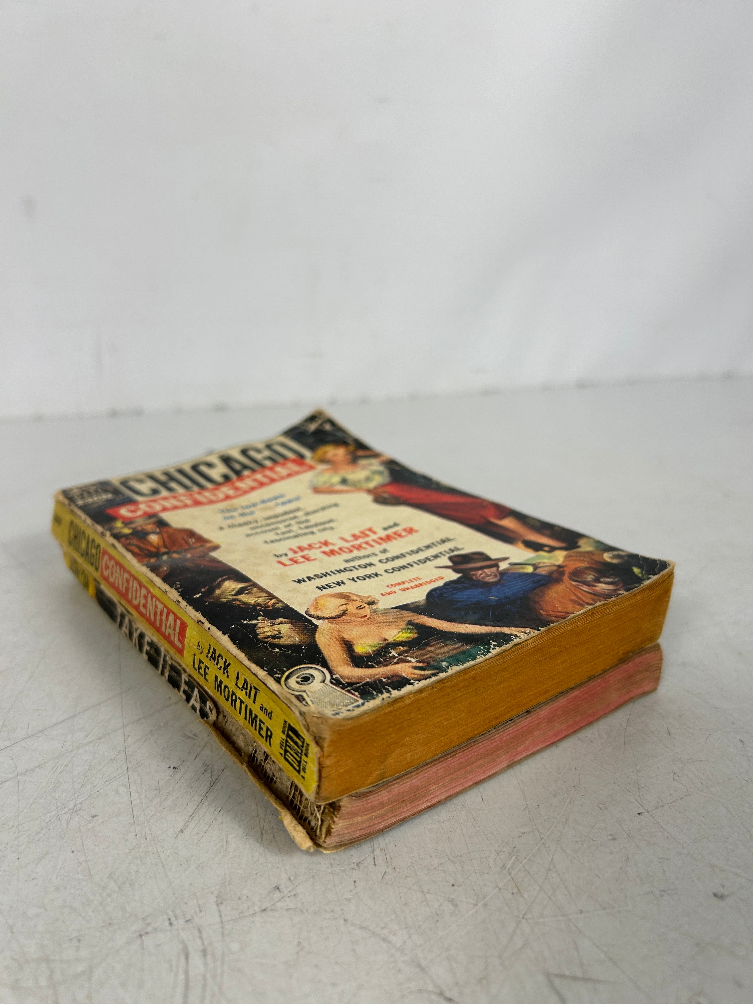 Lot of 2 Vtg Big City Chronicles Chicago Confidential & Take It Easy 1938-50 SC