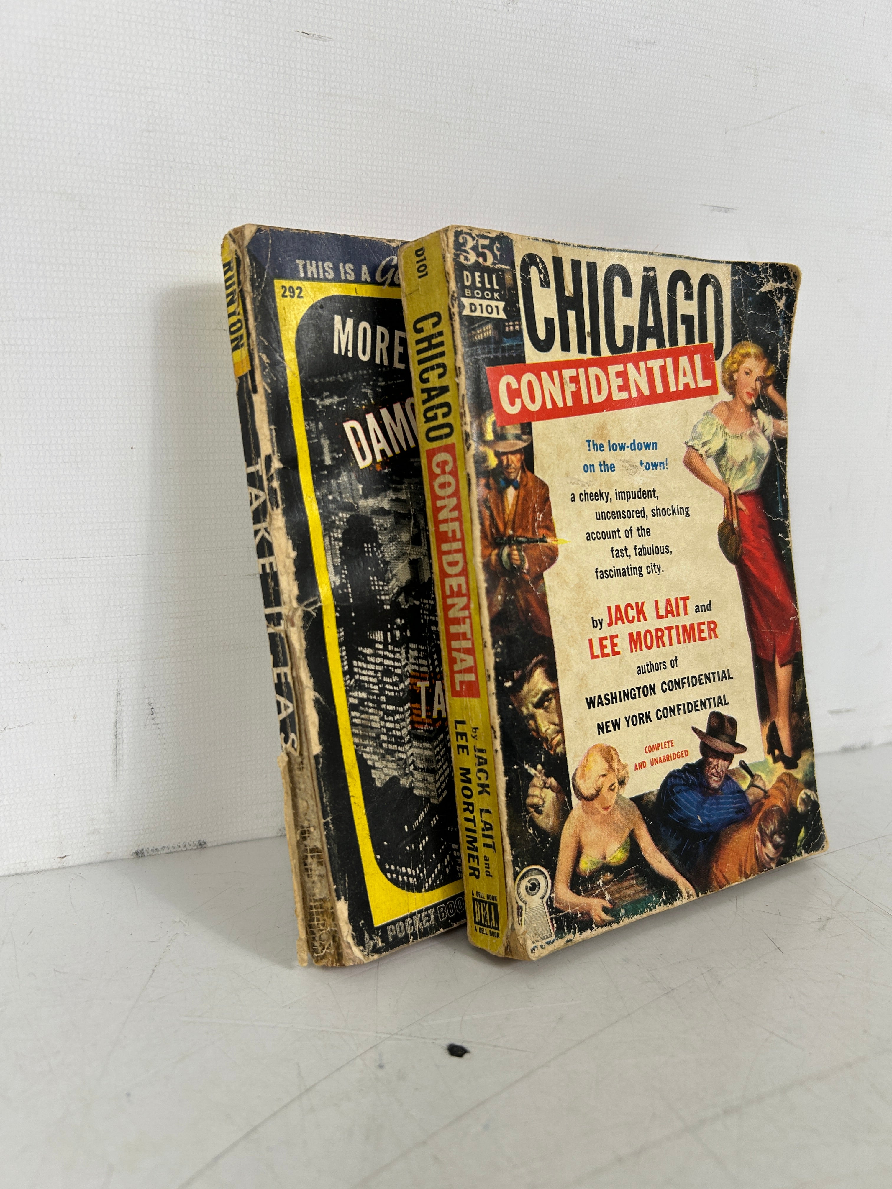 Lot of 2 Vtg Big City Chronicles Chicago Confidential & Take It Easy 1938-50 SC
