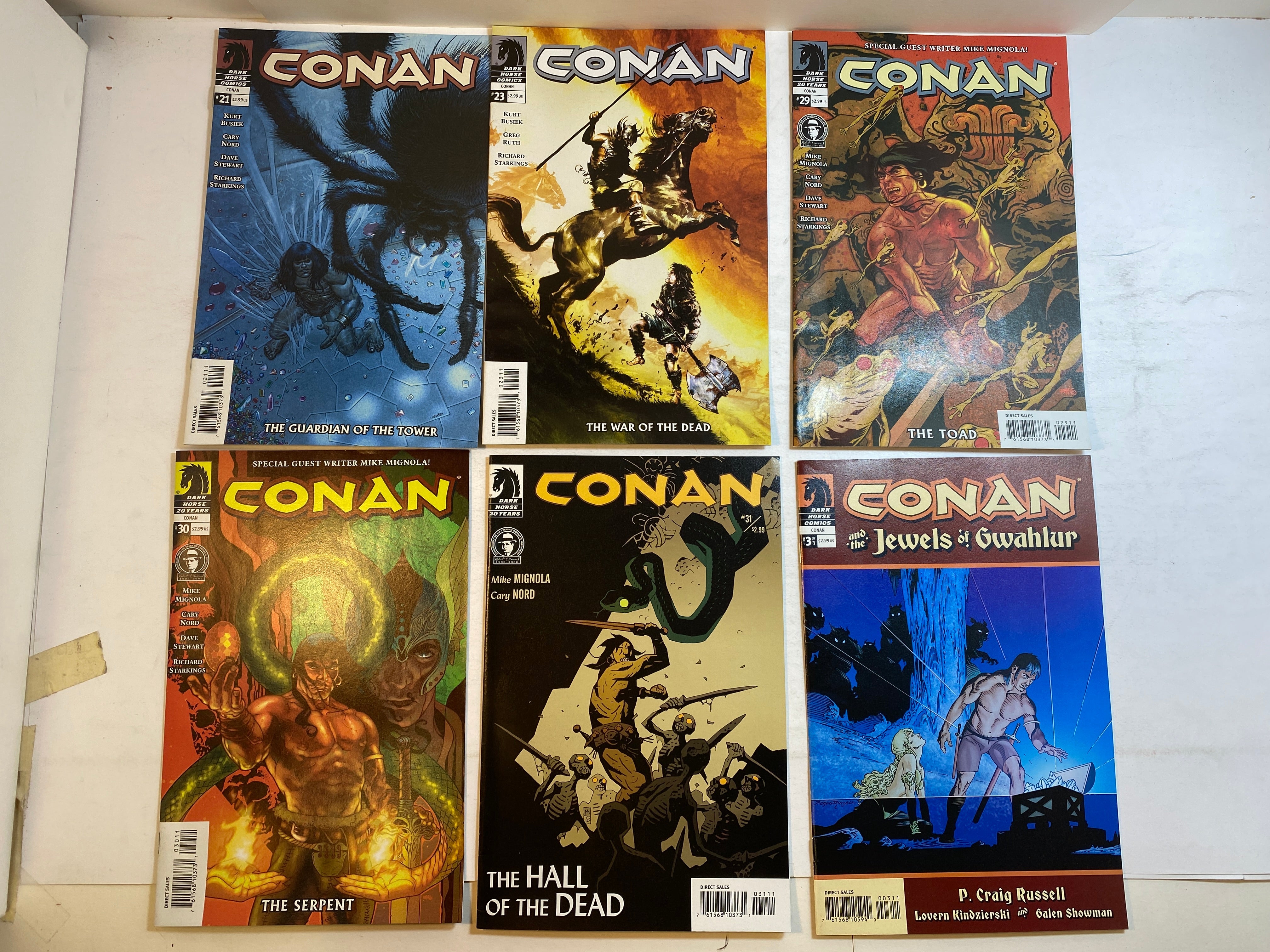 Lot of 24 Conan Dark Horse Comics 2004-2006