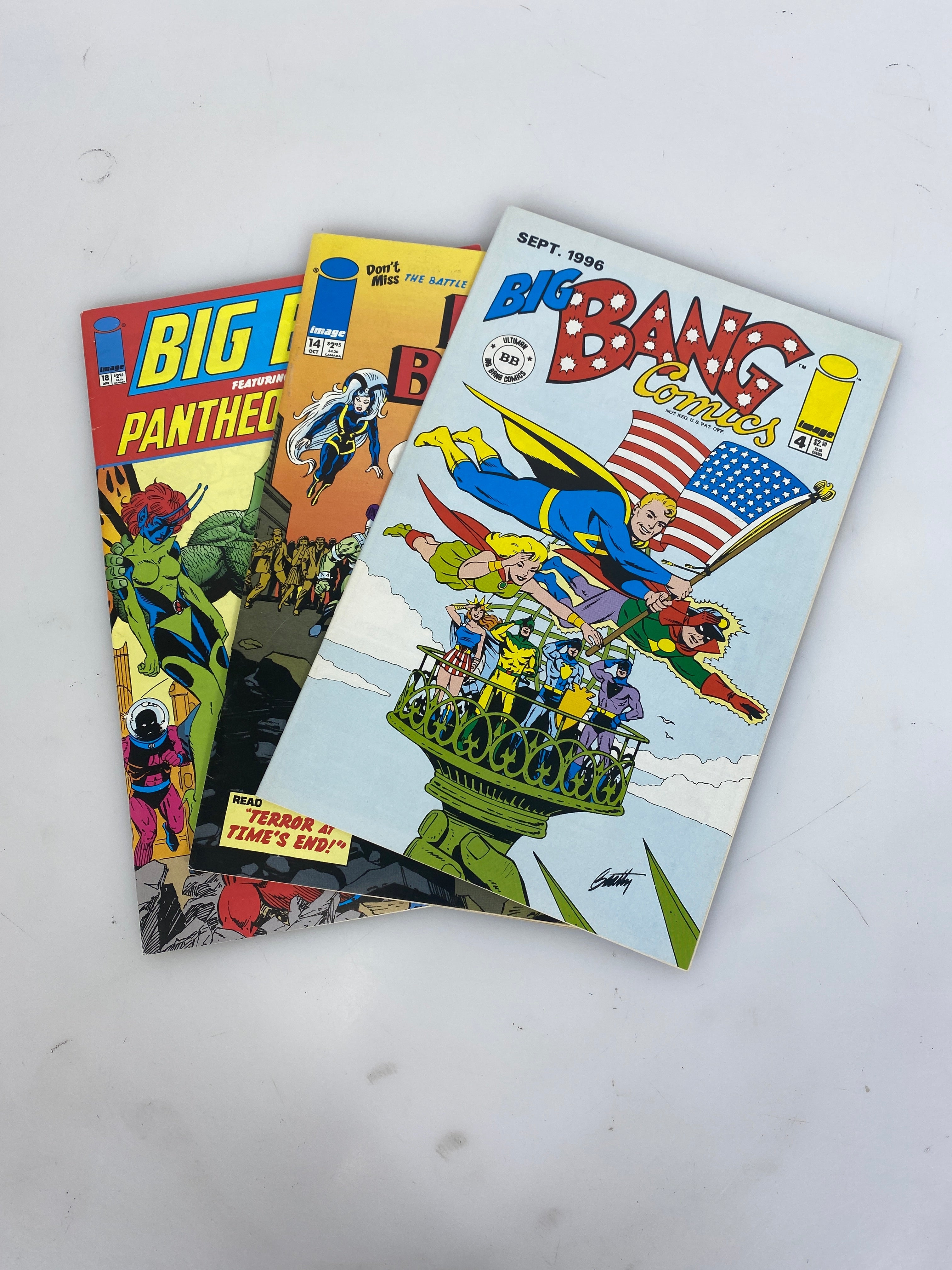 Lot of 3 Big Bang Comics Image 1996-1998