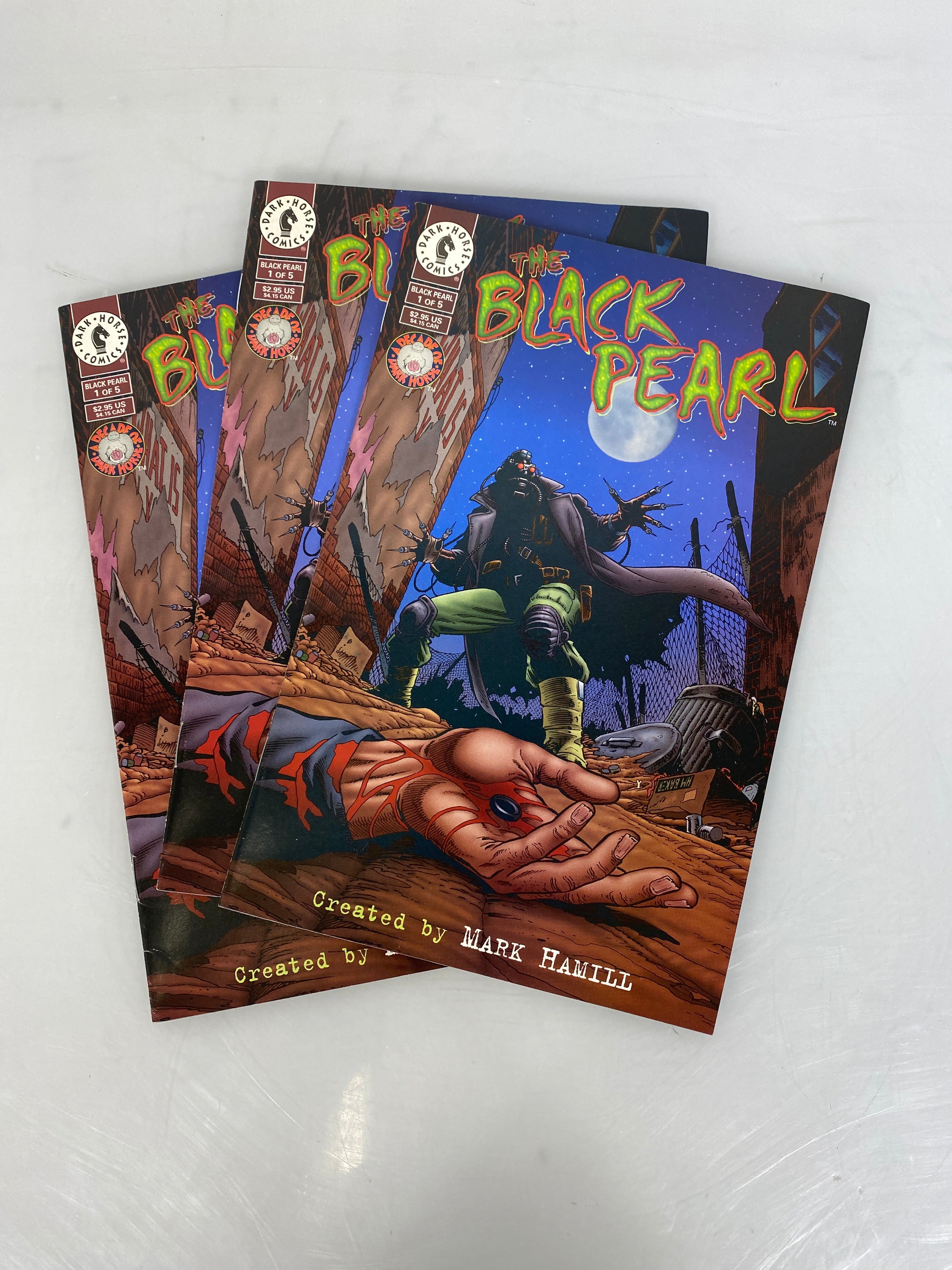 Lot of 3 Black Pearl #1 Mark Hamill Dark Horse Comic 1996