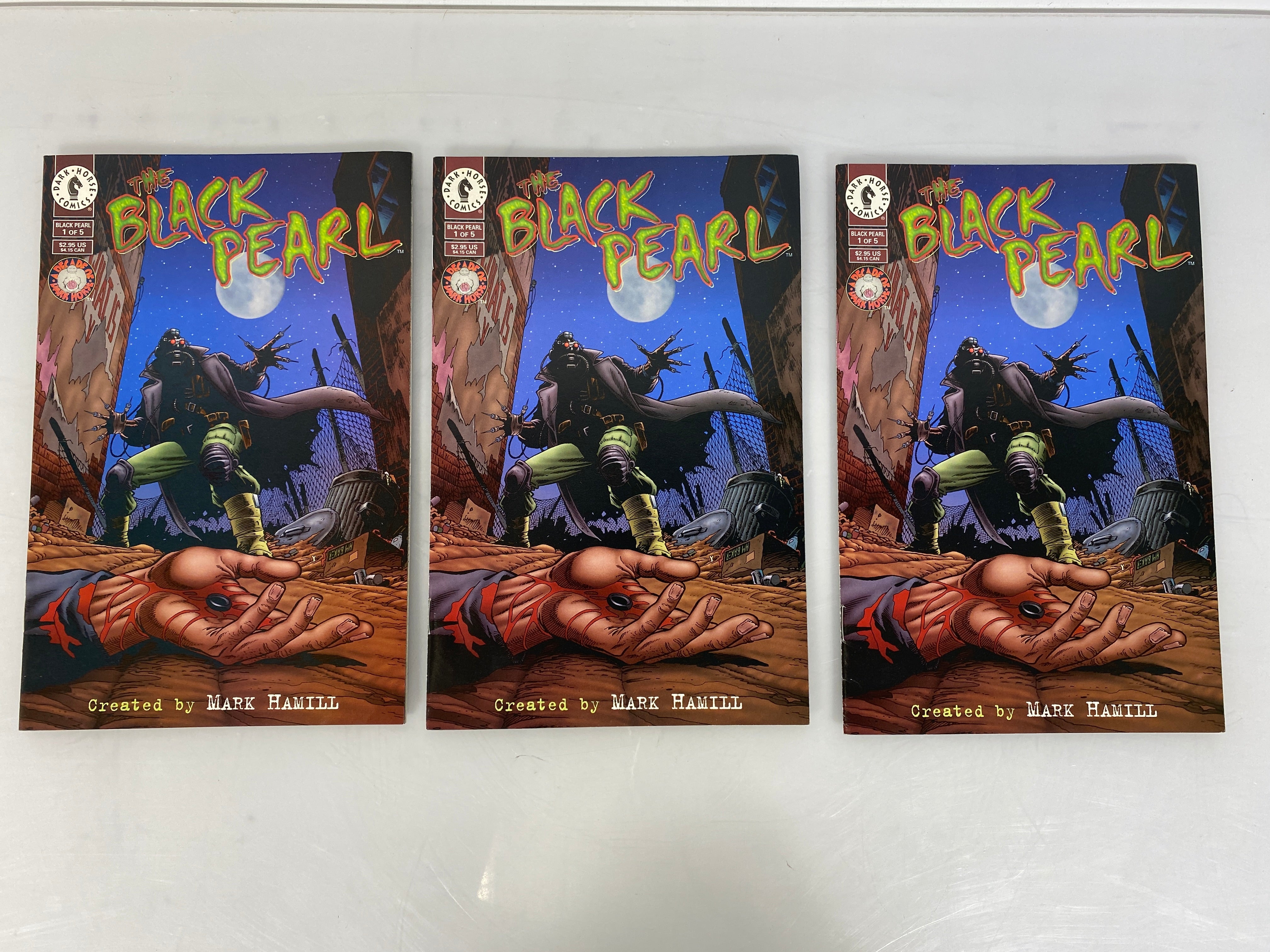 Lot of 3 Black Pearl #1 Mark Hamill Dark Horse Comic 1996