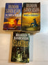 Lot of 3 Brandon Sanderson Elantris Stormlight Paperbacks 2006-2014