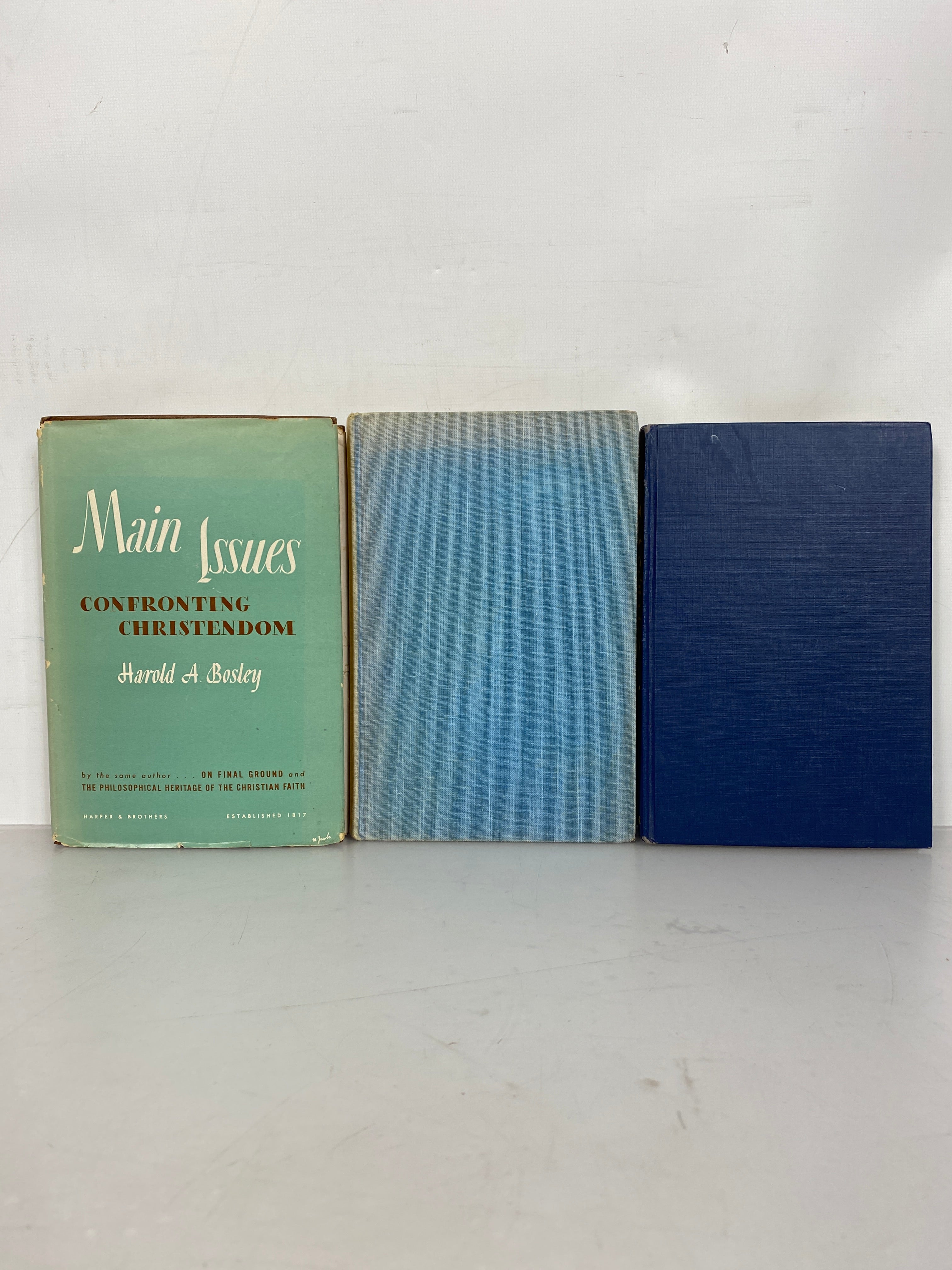 Lot of 3 Christian Studies 1948-1960 HC DJ