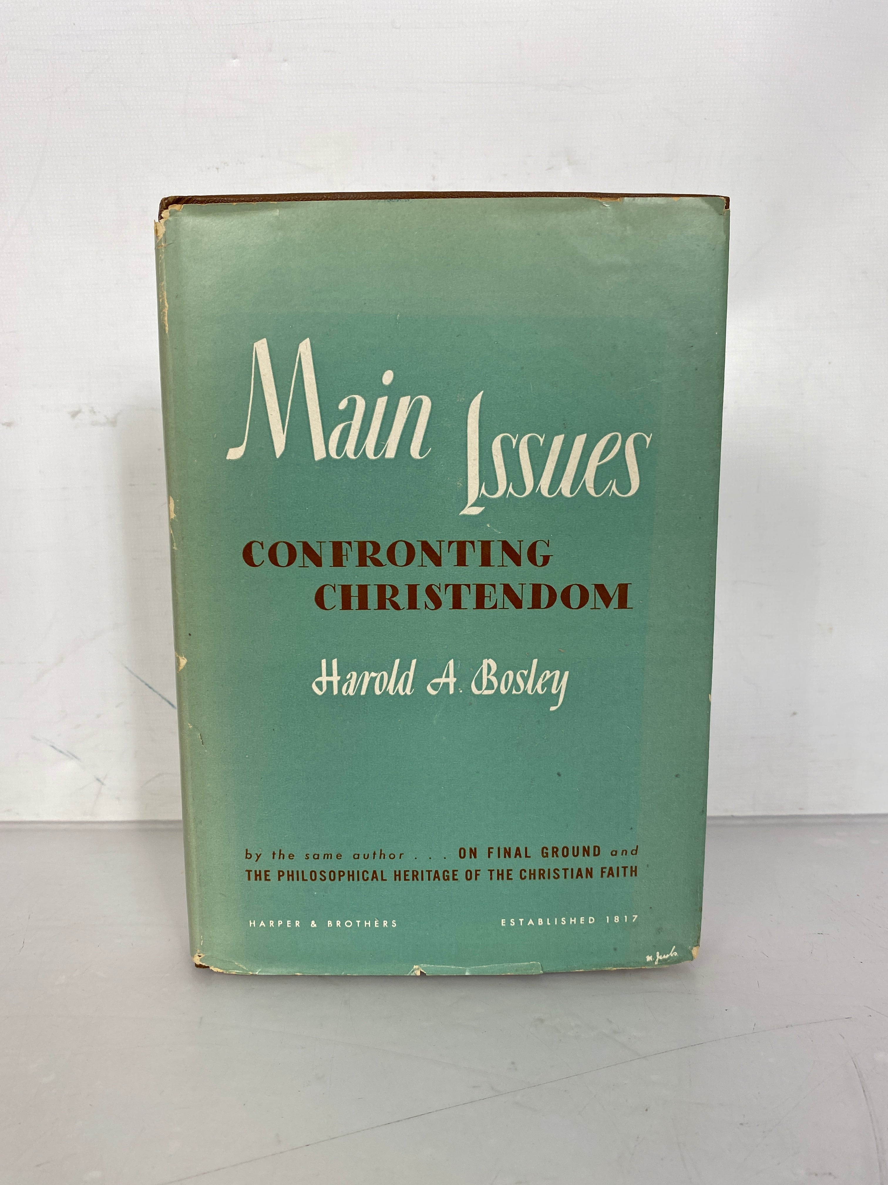 Lot of 3 Christian Studies 1948-1960 HC DJ