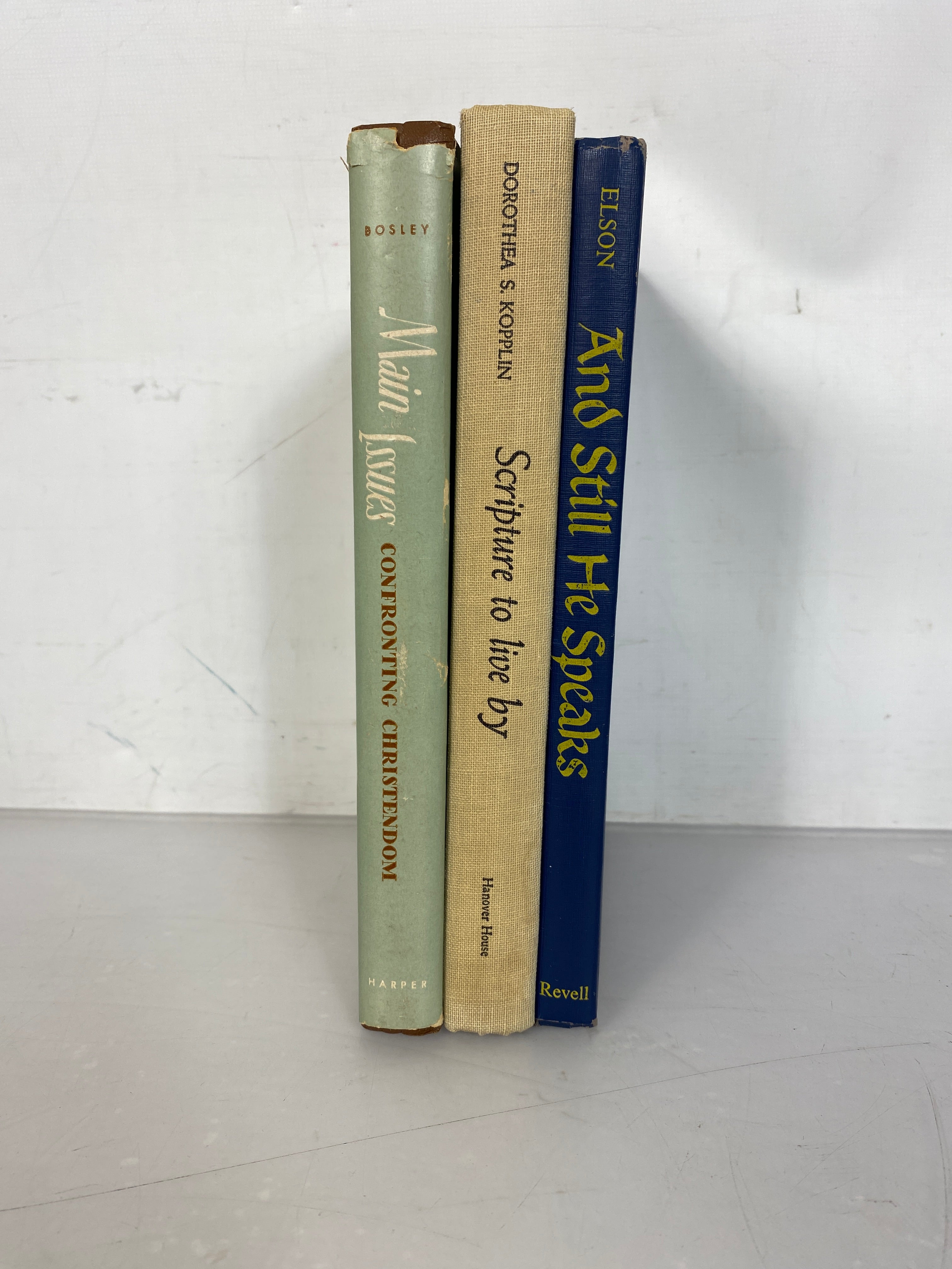 Lot of 3 Christian Studies 1948-1960 HC DJ