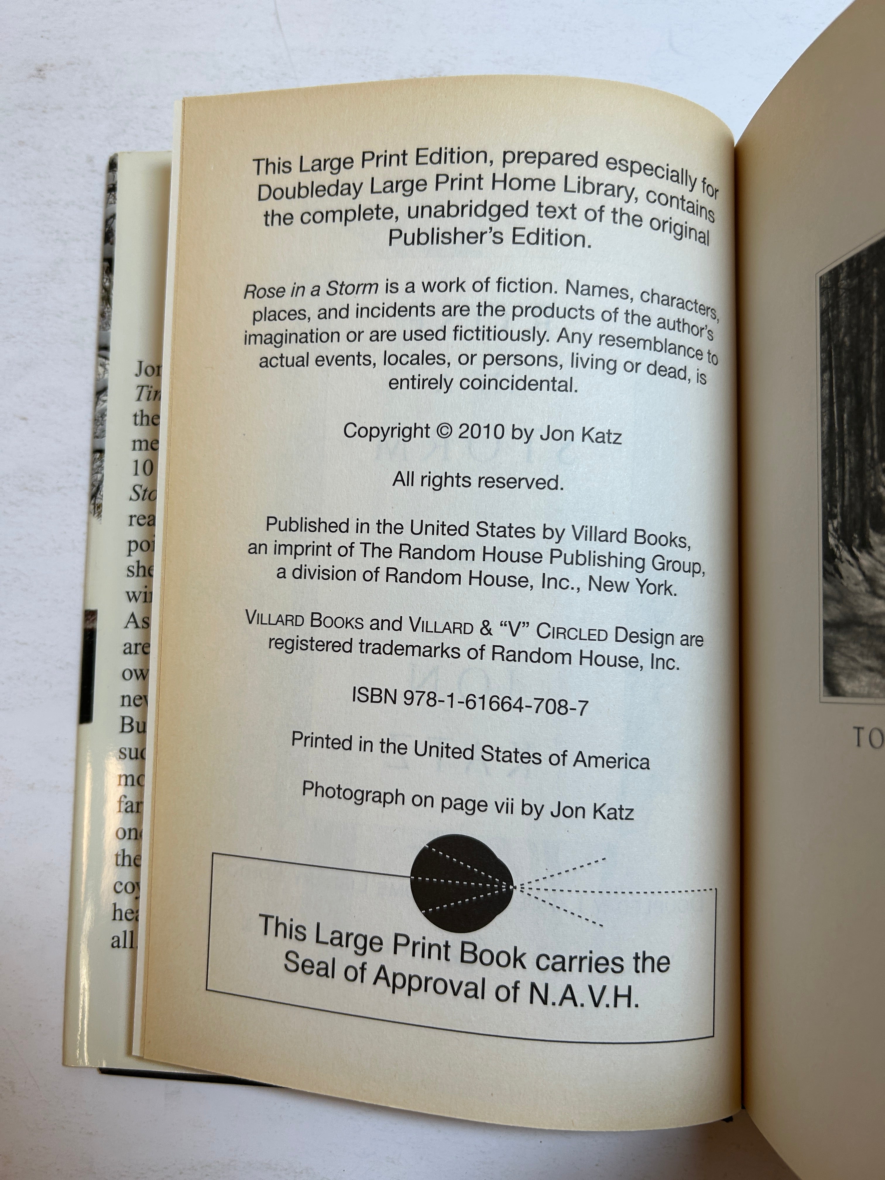 Lot of 3 LARGE PRINT Hardcover Romances with Dogs Katz/Michaels/Navarro HCDJ