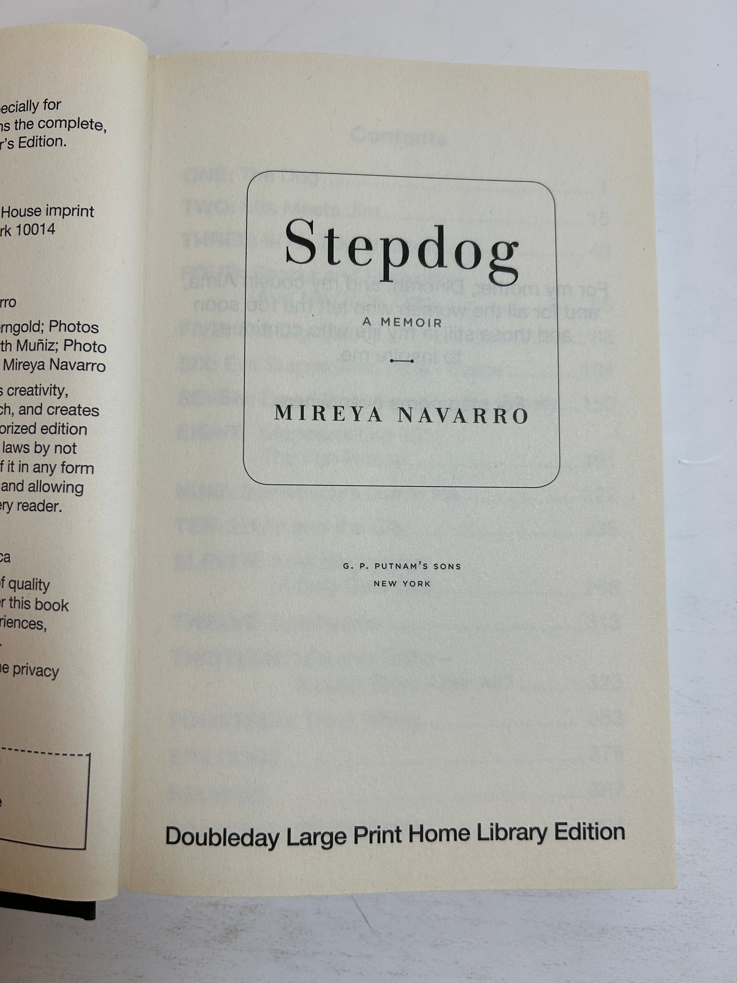 Lot of 3 LARGE PRINT Hardcover Romances with Dogs Katz/Michaels/Navarro HCDJ