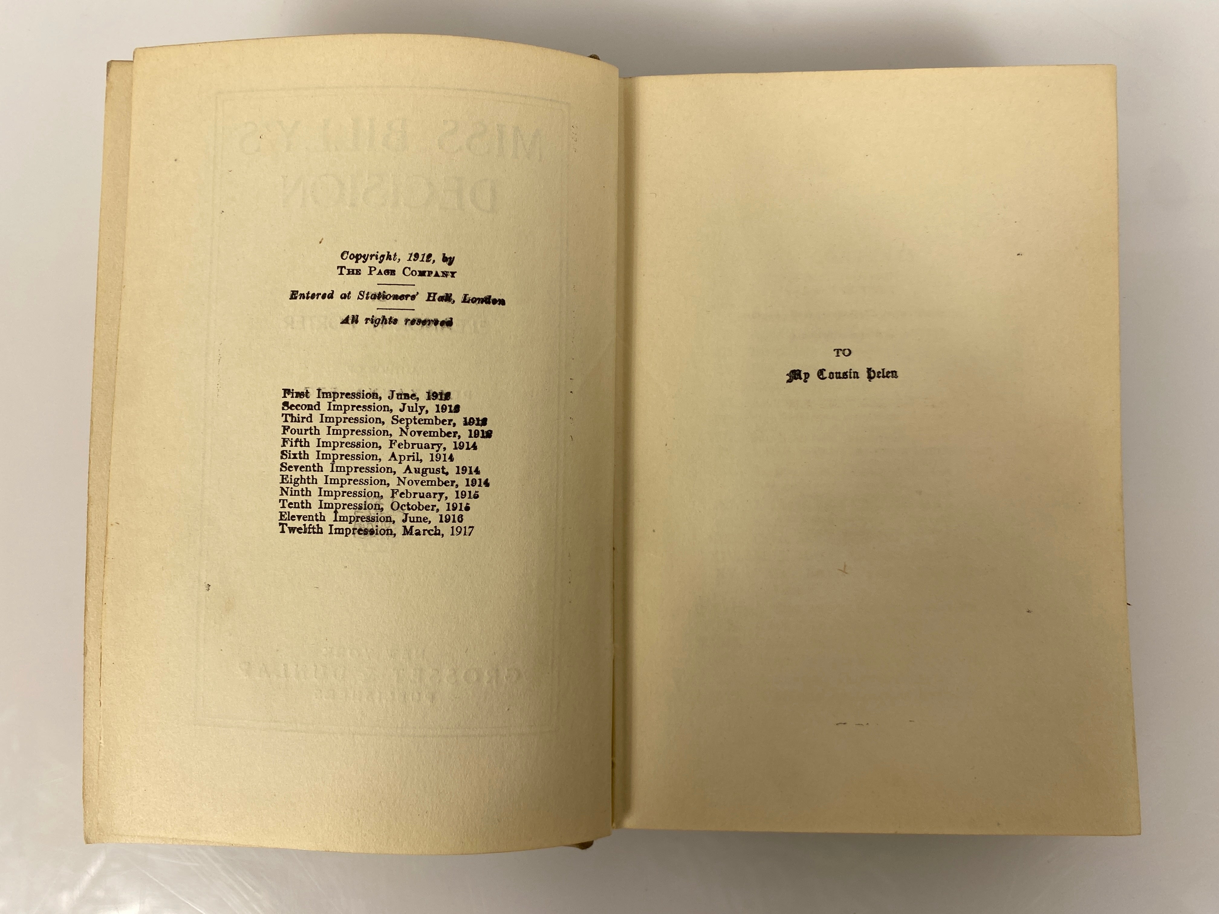 Lot of 3: Little Prudy/Little Mother to the Others/Miss Billy's Decision HC