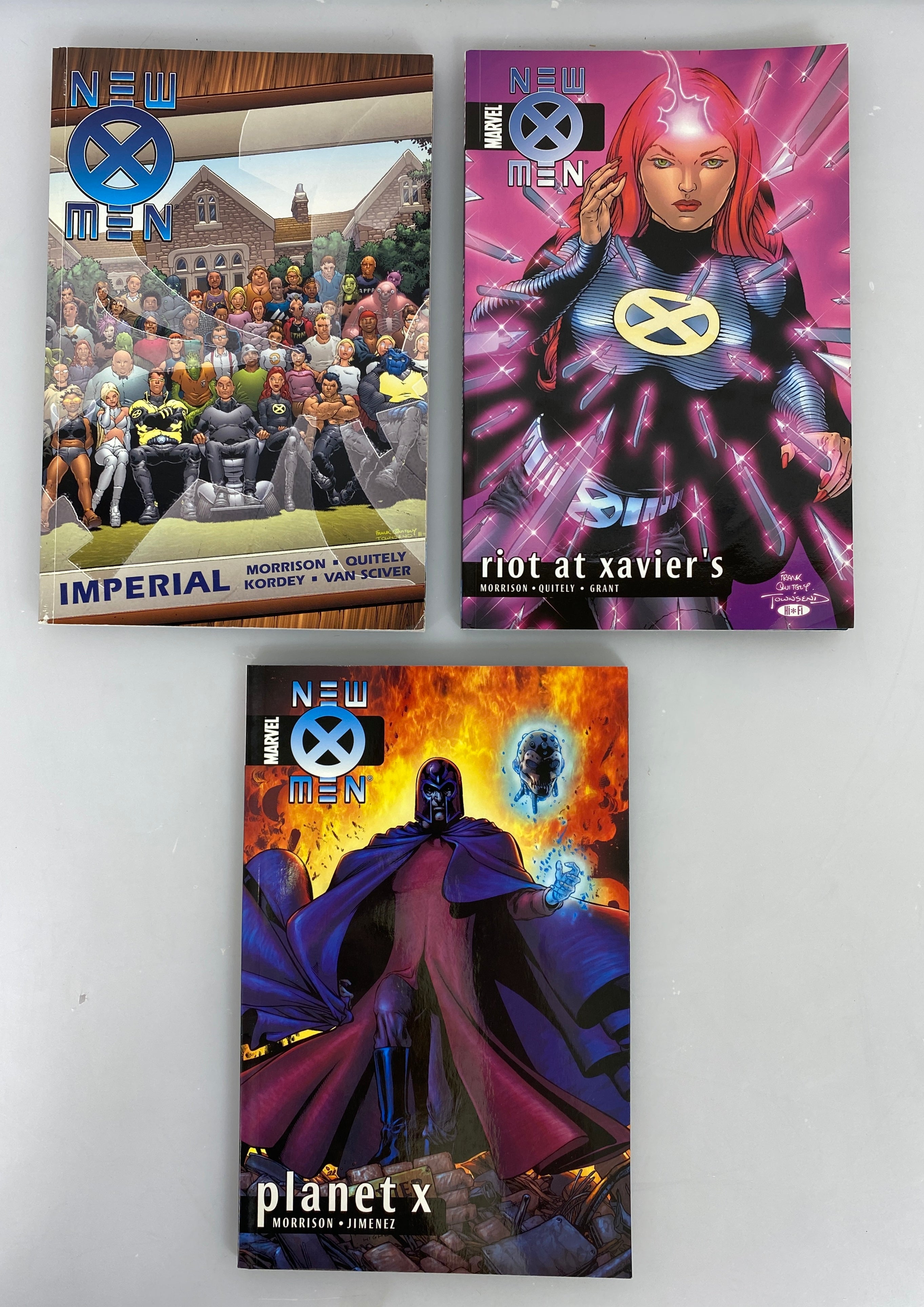 Lot of 3 New X-Men Vol. 2, 4, 6 (Marvel 2002-2004) SC