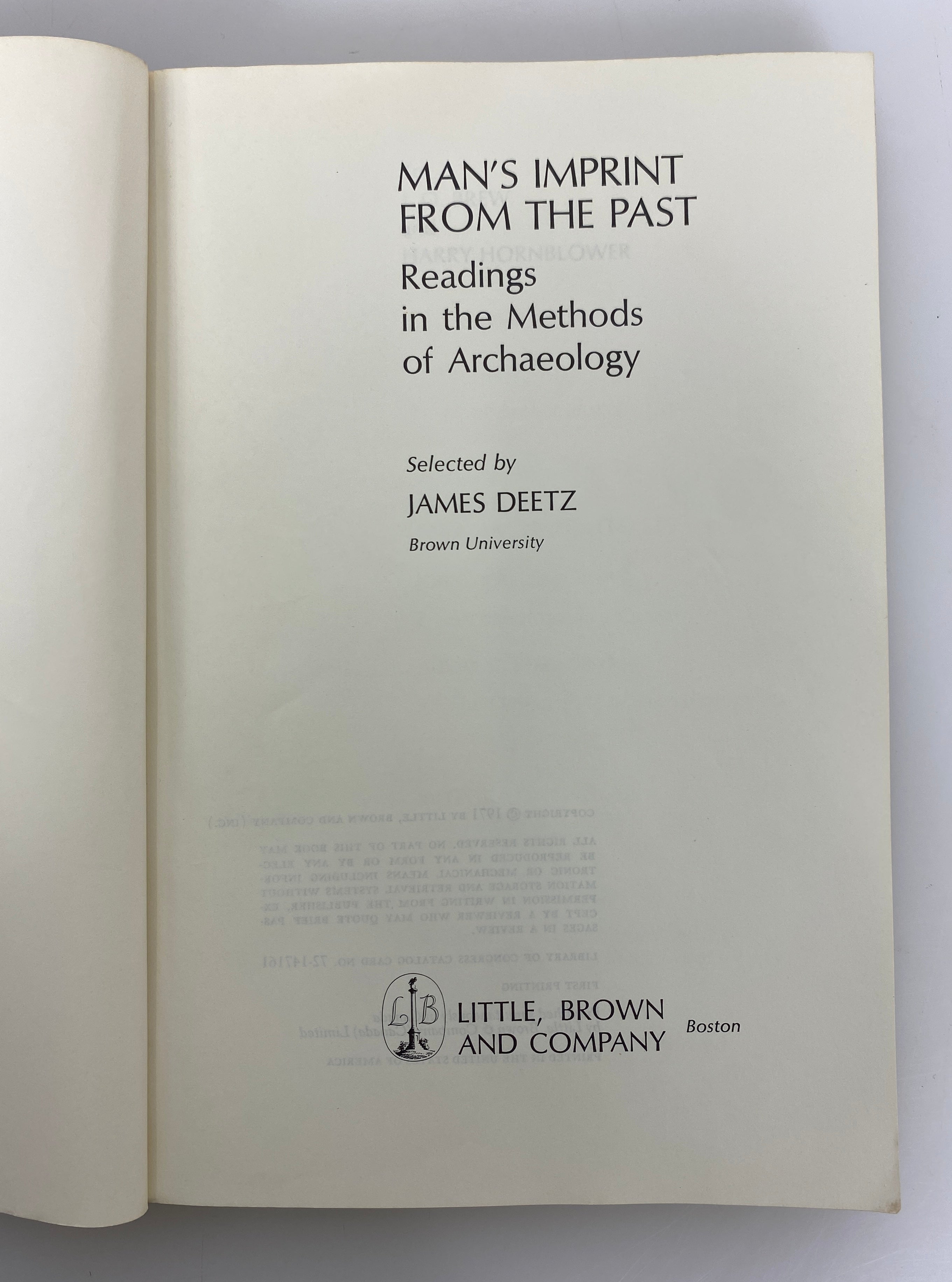 Lot of 3 Vintage Archaeology Books by Taylor/Heizer/Deetz 1967-71 SC