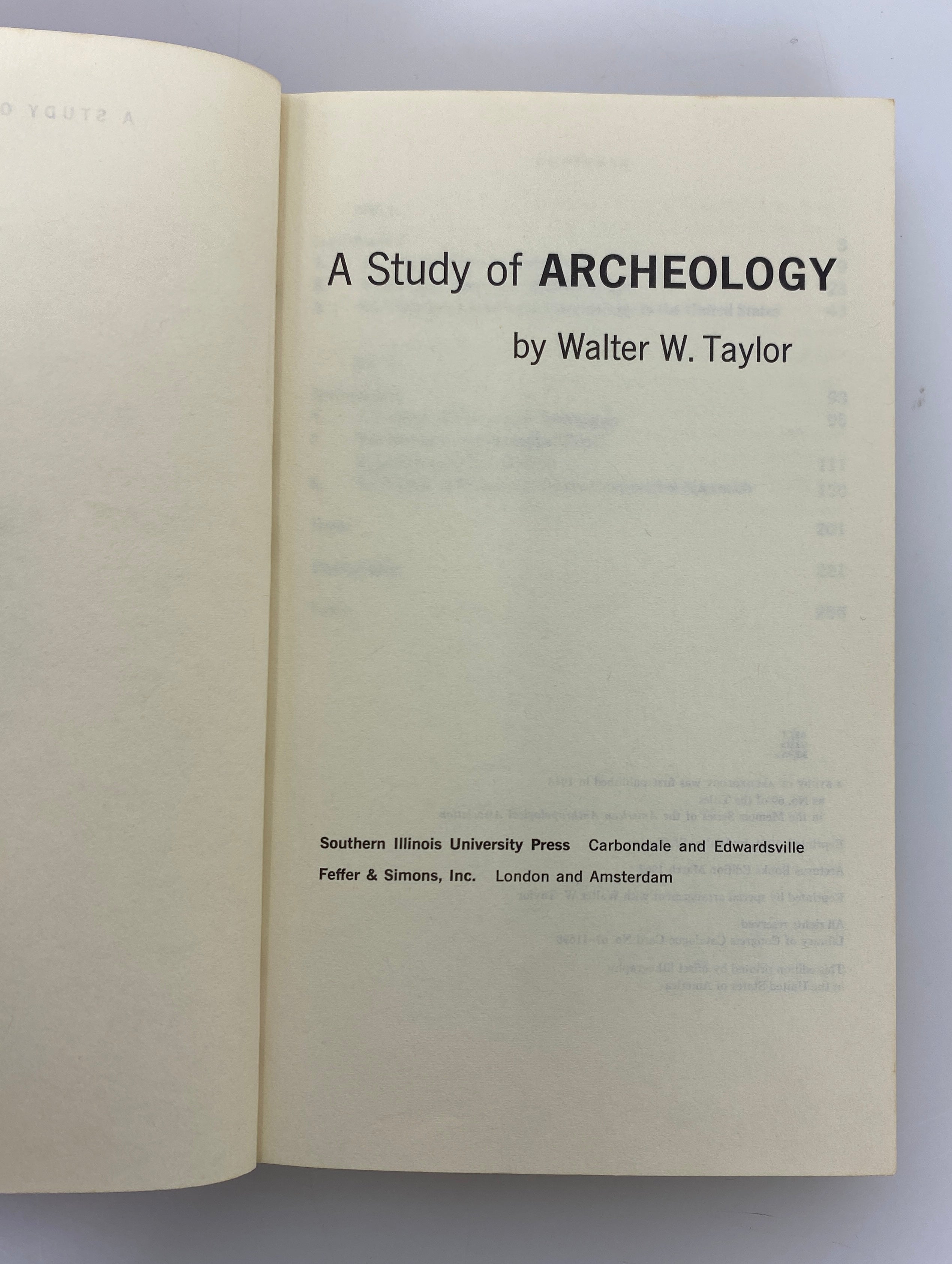 Lot of 3 Vintage Archaeology Books by Taylor/Heizer/Deetz 1967-71 SC