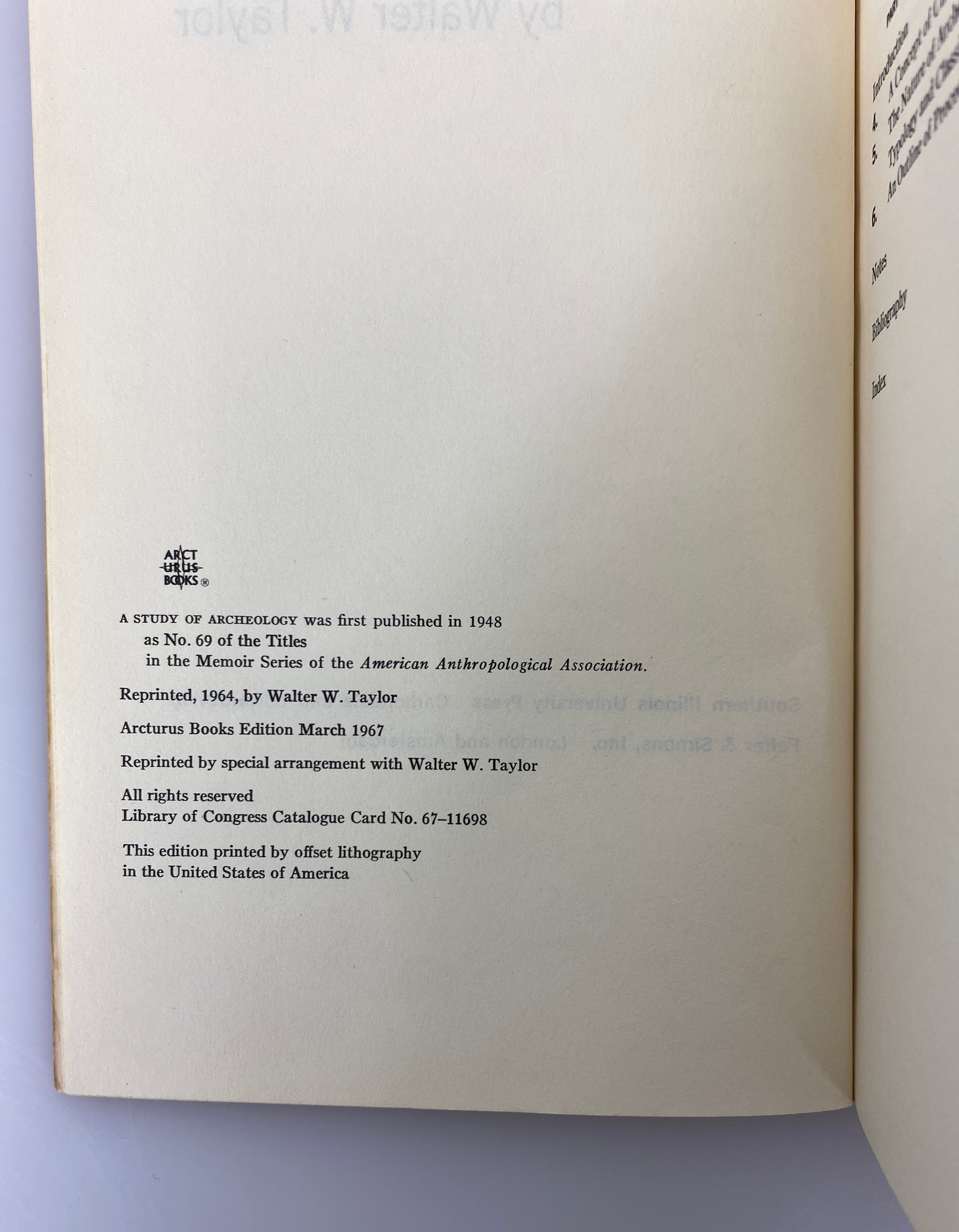 Lot of 3 Vintage Archaeology Books by Taylor/Heizer/Deetz 1967-71 SC