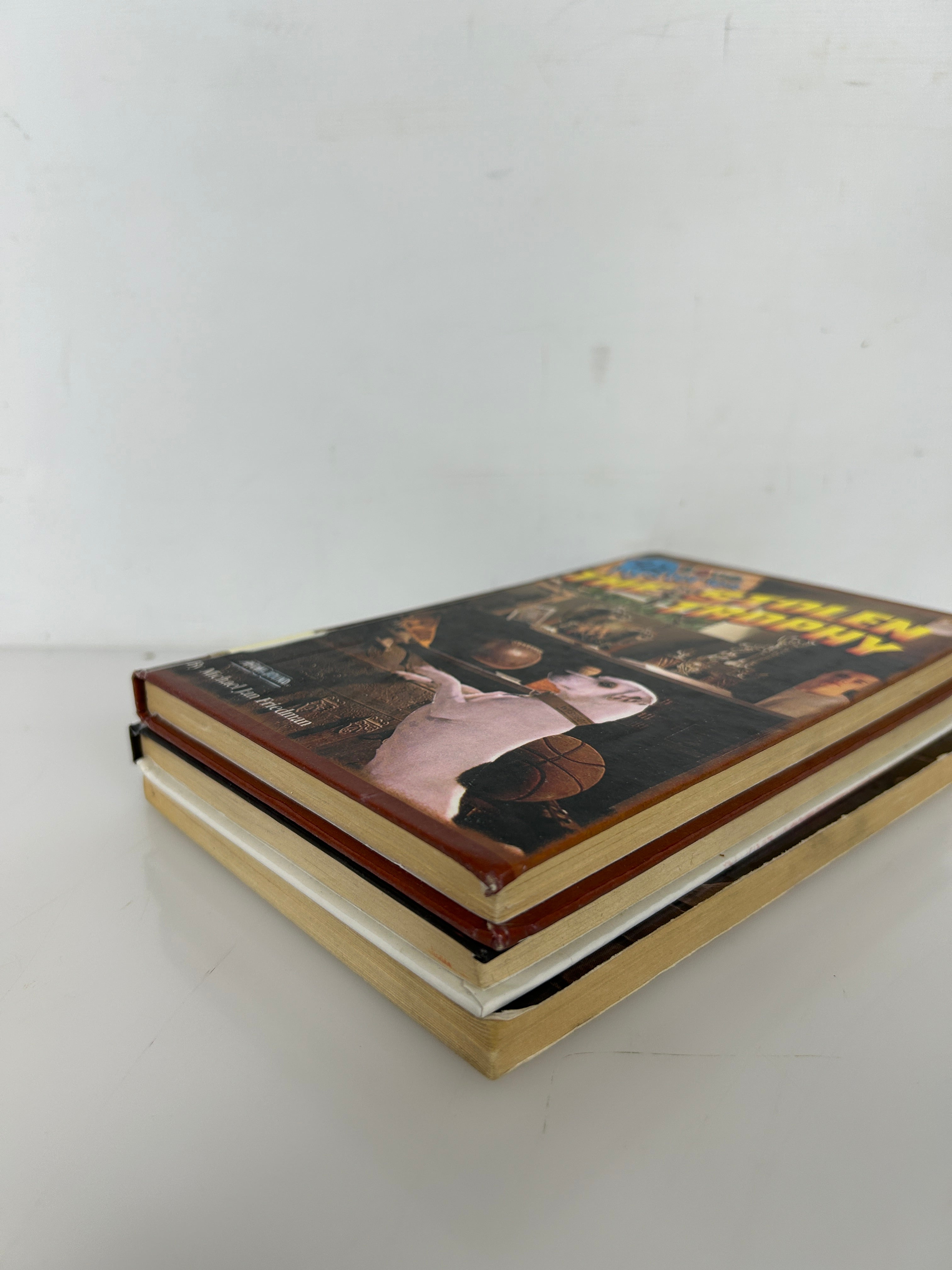 Lot of 3 Wishbone Adventures/Mysteries Stolen Trophy/Hunchdog/Iron Muzzle Ex-Lib