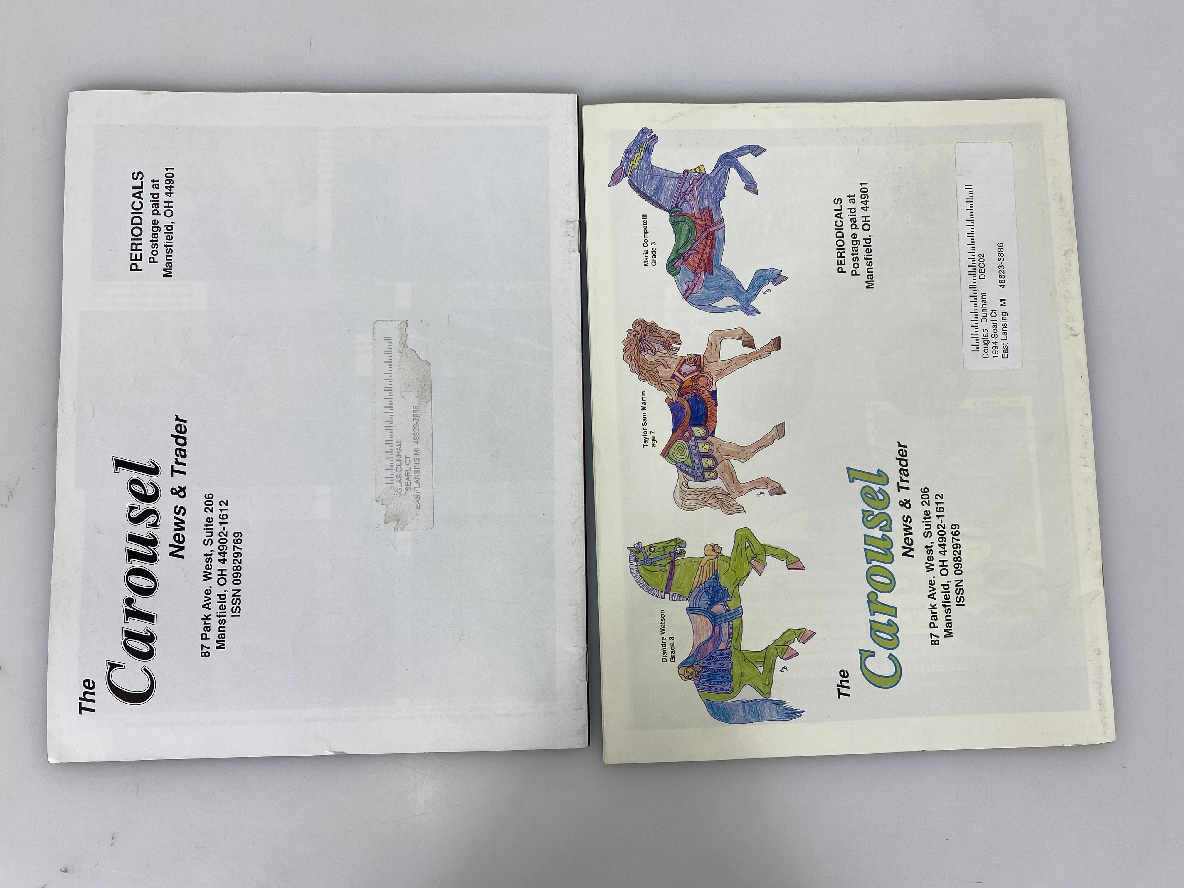 Lot of 34 Carousel Trader and News Bulletin/Magazine 1996-2001