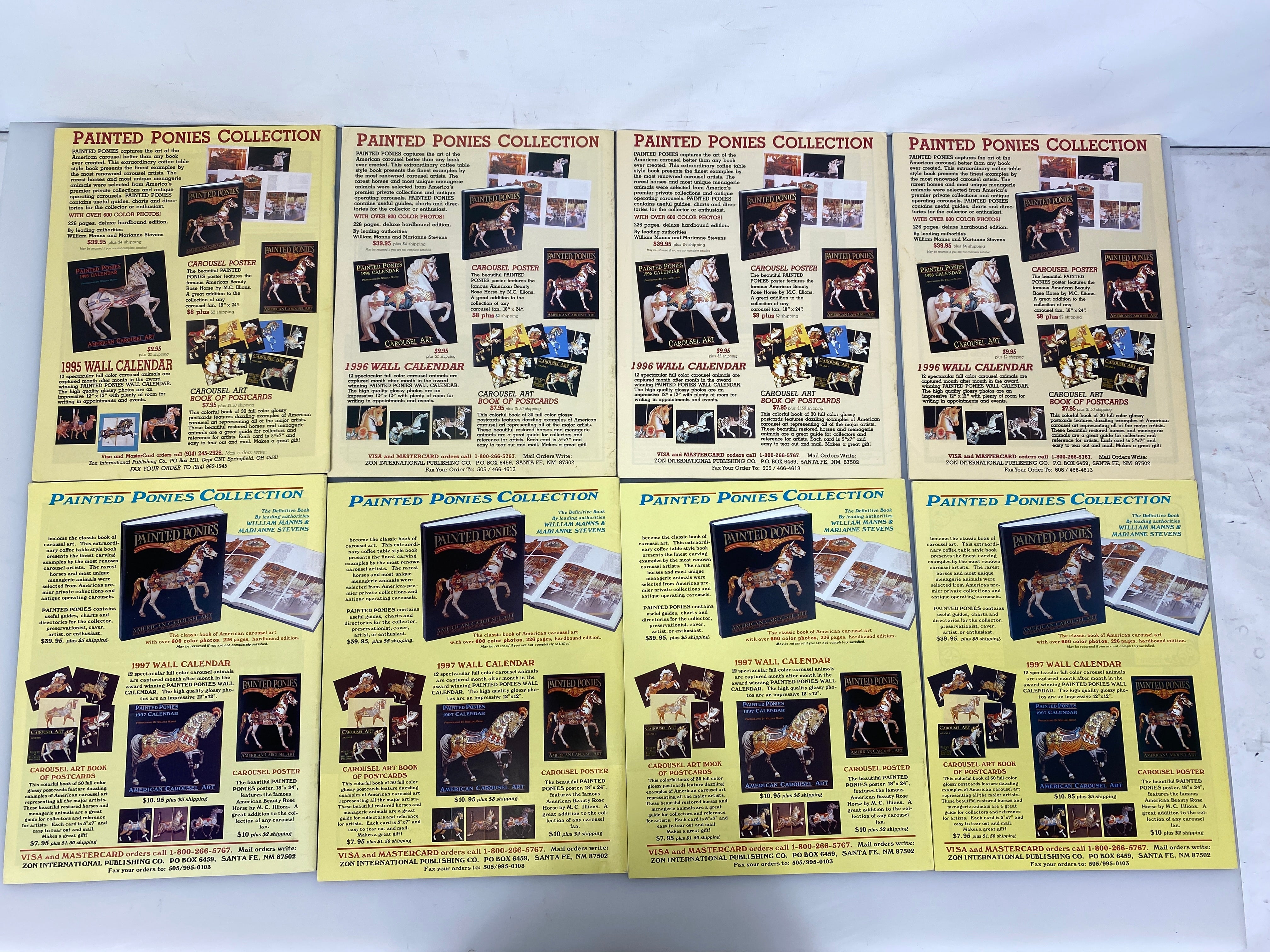 Lot of 34 Carousel Trader and News Bulletin/Magazine 1996-2001