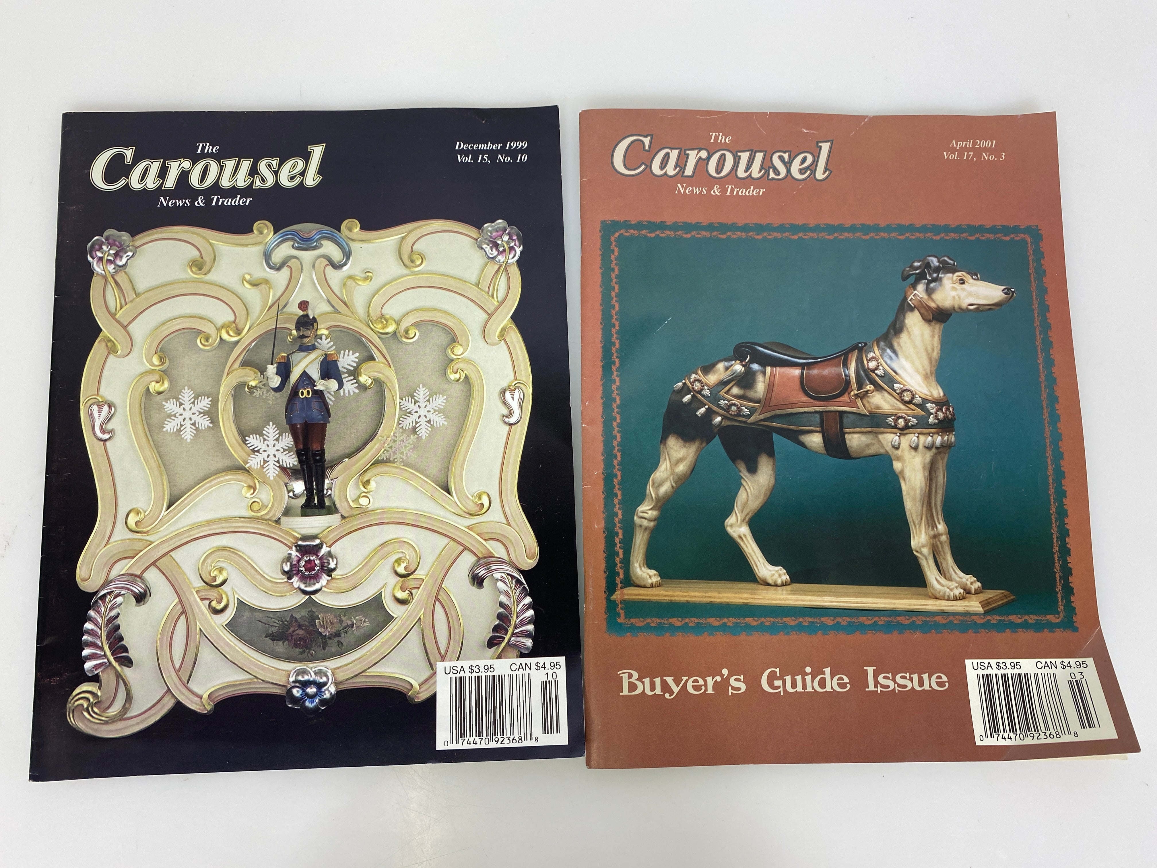 Lot of 34 Carousel Trader and News Bulletin/Magazine 1996-2001