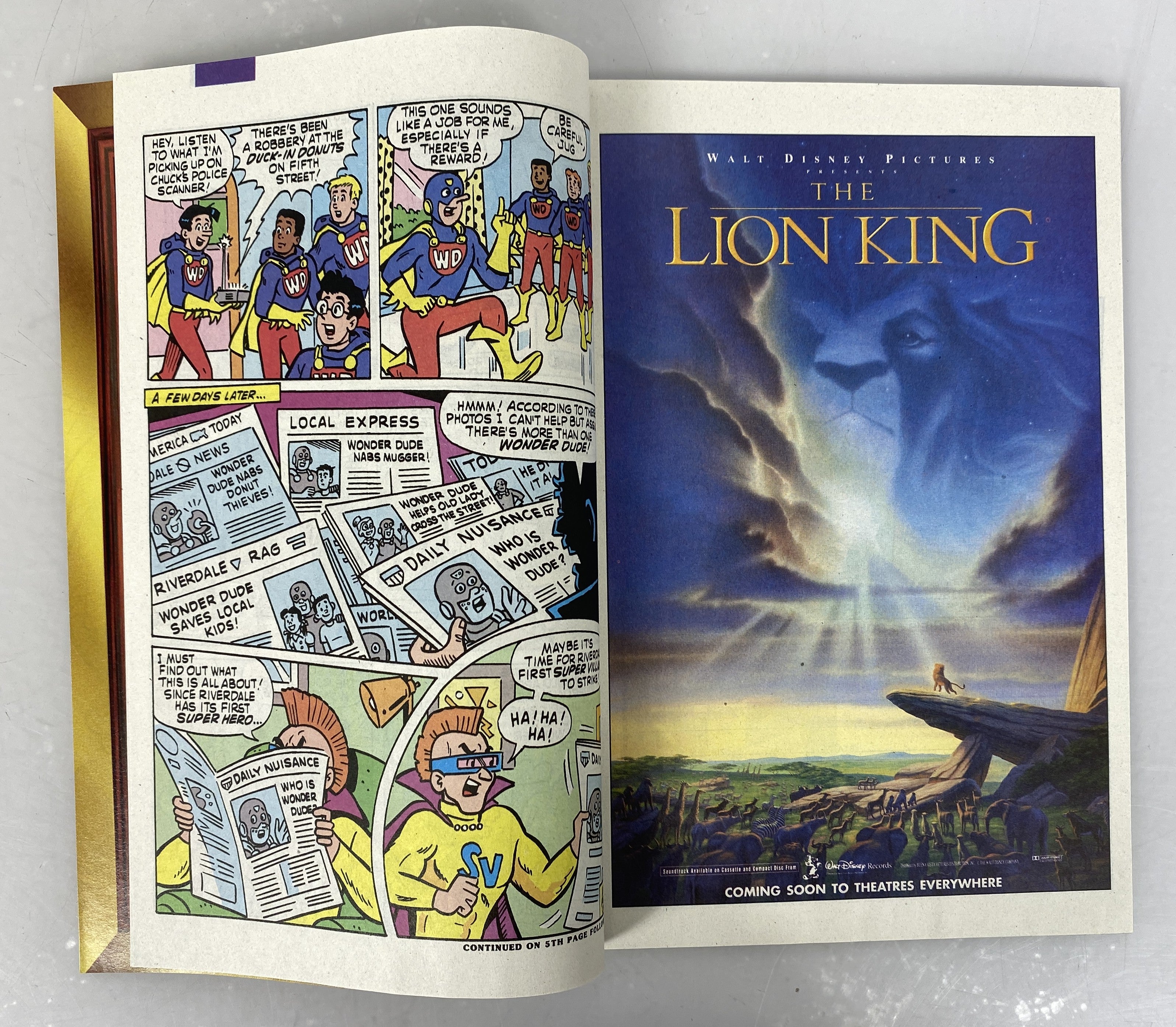 Lot of 4 Archie Comics Archie and Friends 1994