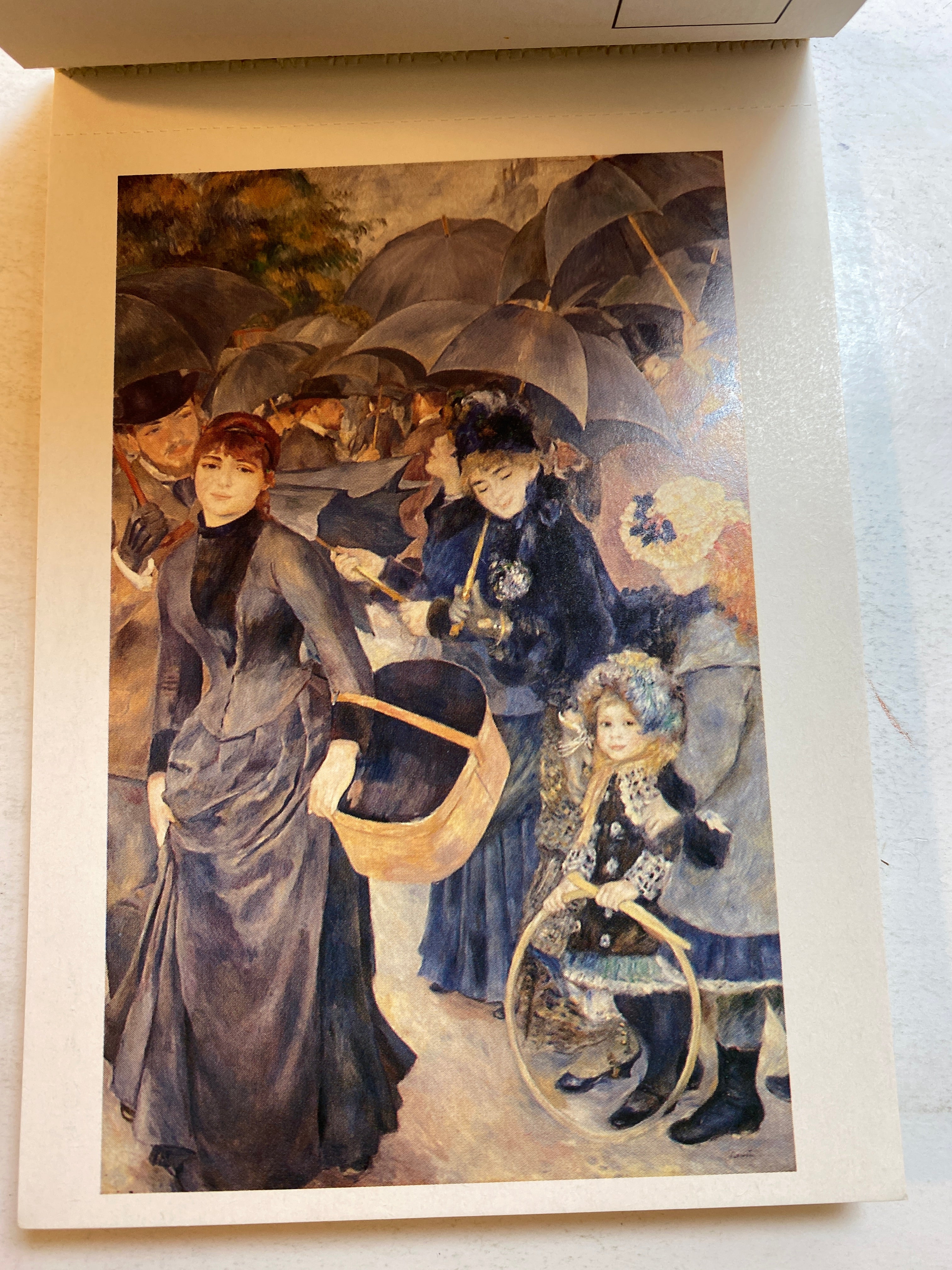 Lot of 4 Art Postcard Books Van Gogh Gaugin Renoir National Gallery