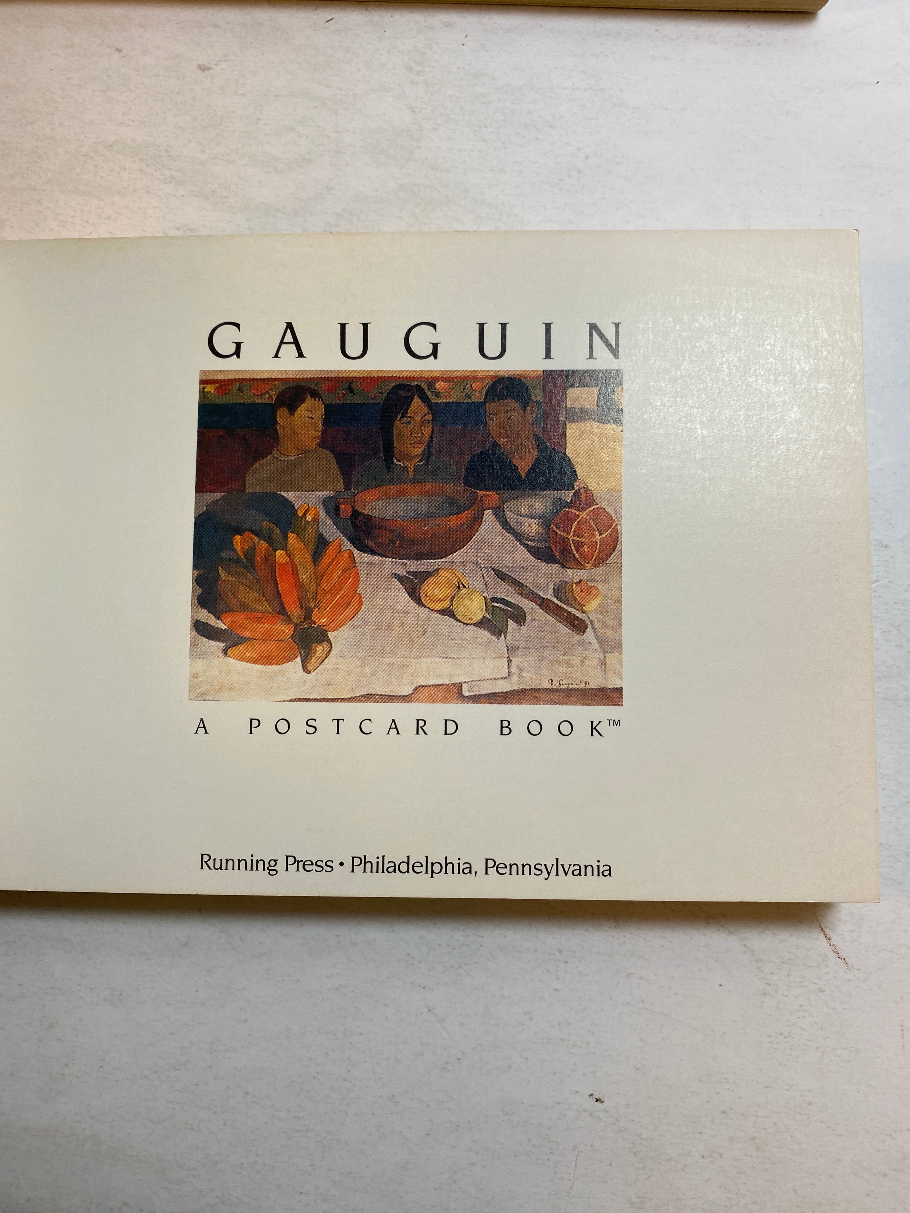 Lot of 4 Art Postcard Books Van Gogh Gaugin Renoir National Gallery