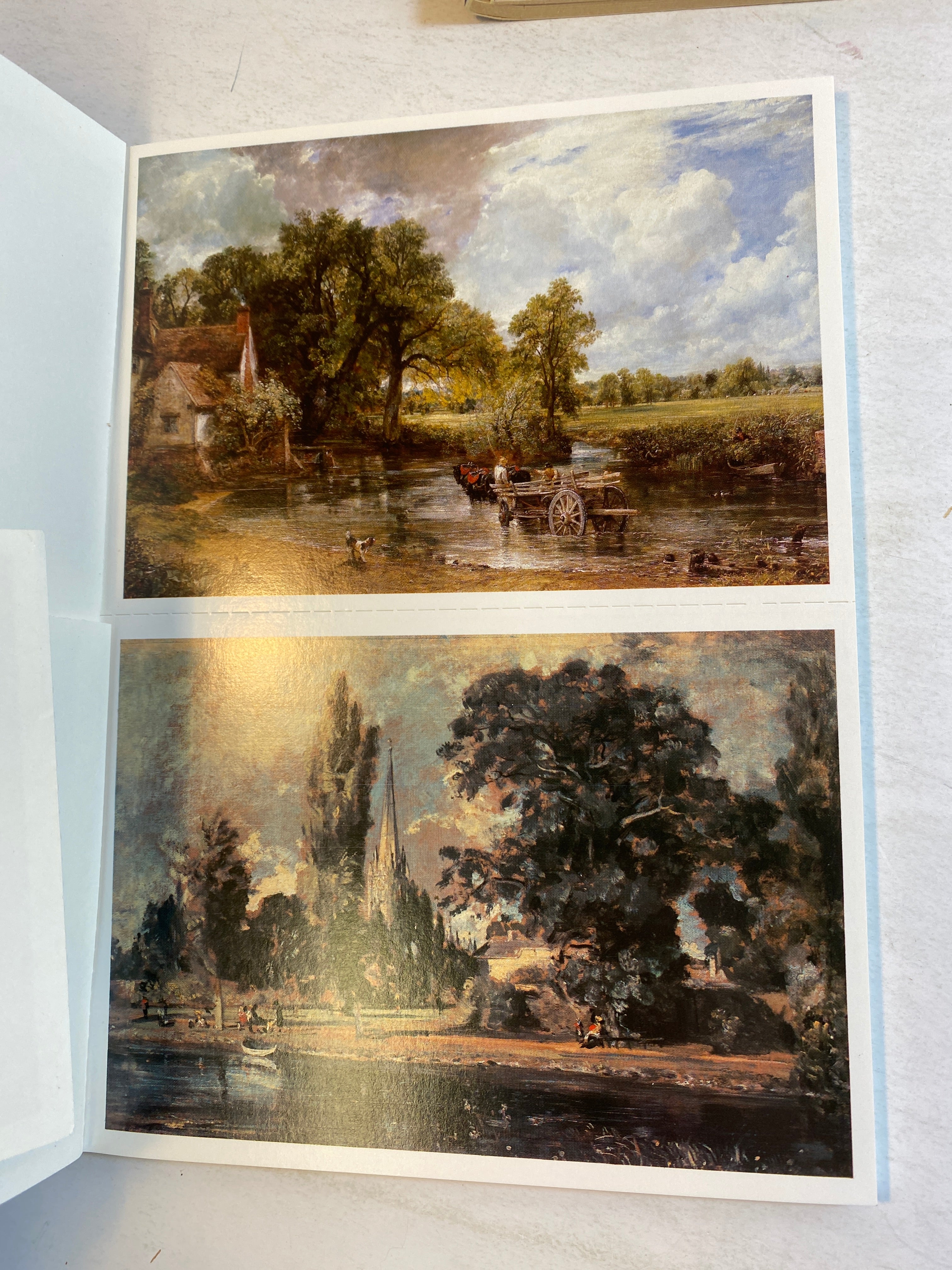 Lot of 4 Art Postcard Books Van Gogh Gaugin Renoir National Gallery