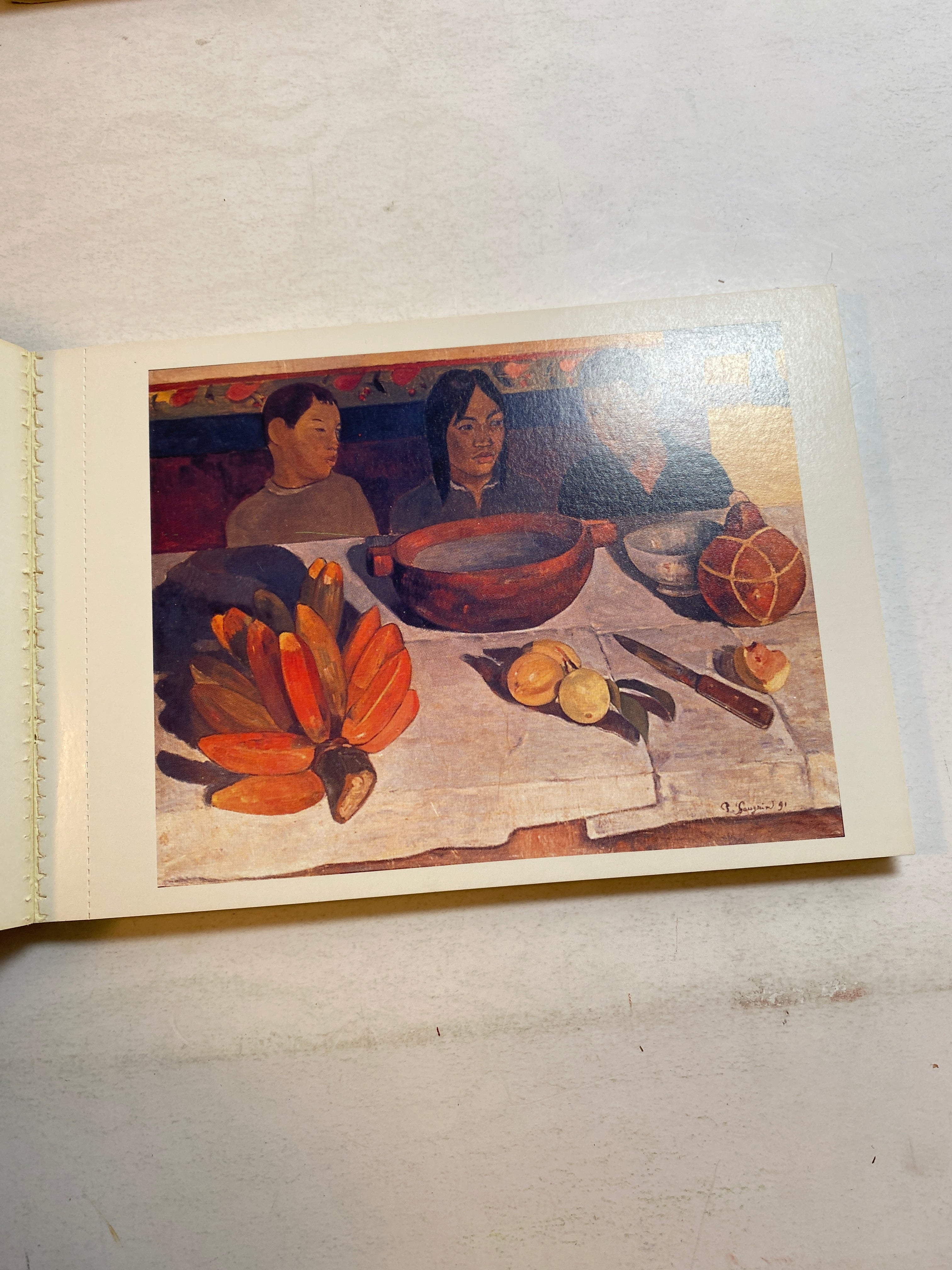 Lot of 4 Art Postcard Books Van Gogh Gaugin Renoir National Gallery