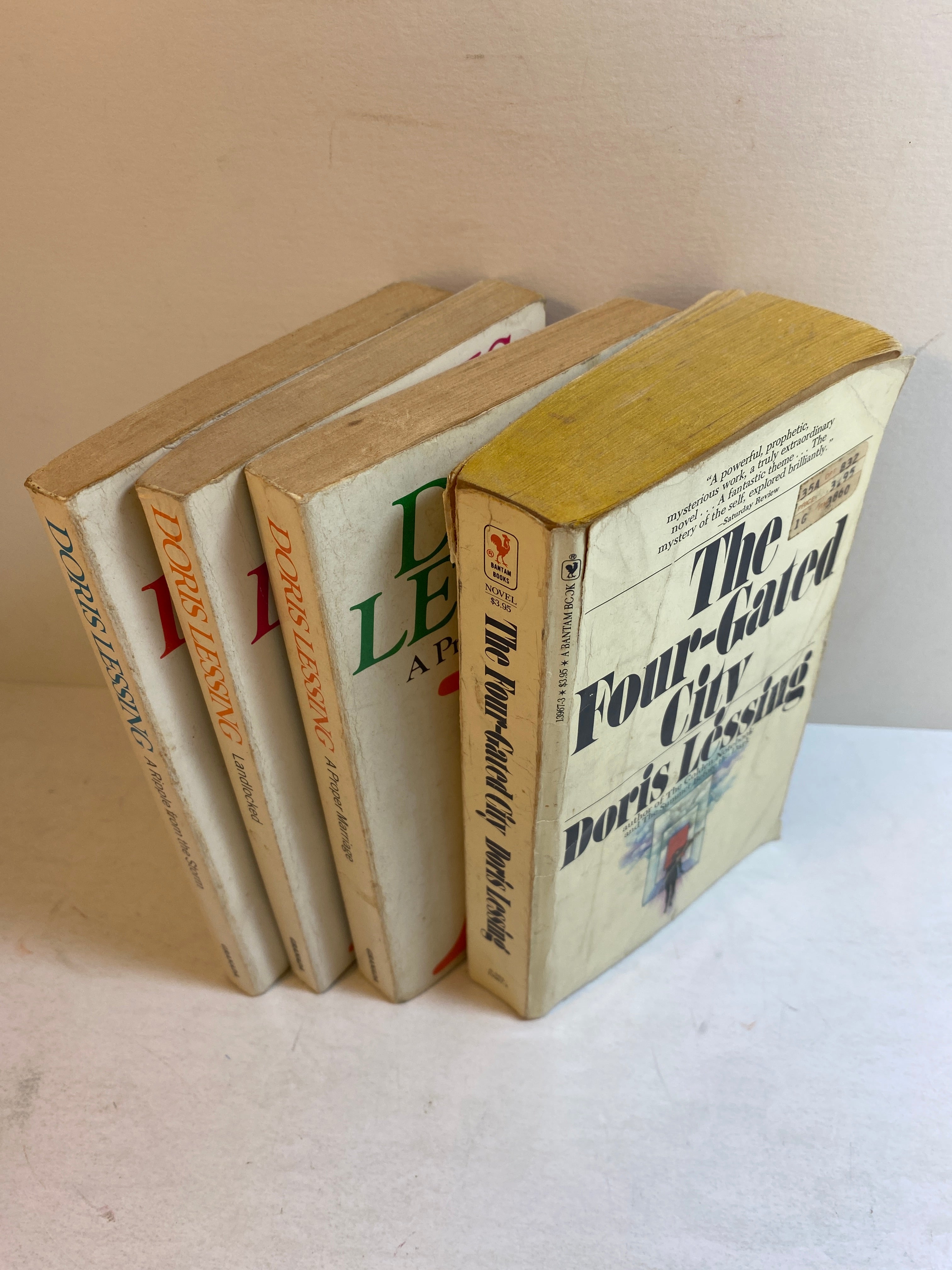 Lot of 4 Doris Lessing paperbacks 1980-1982