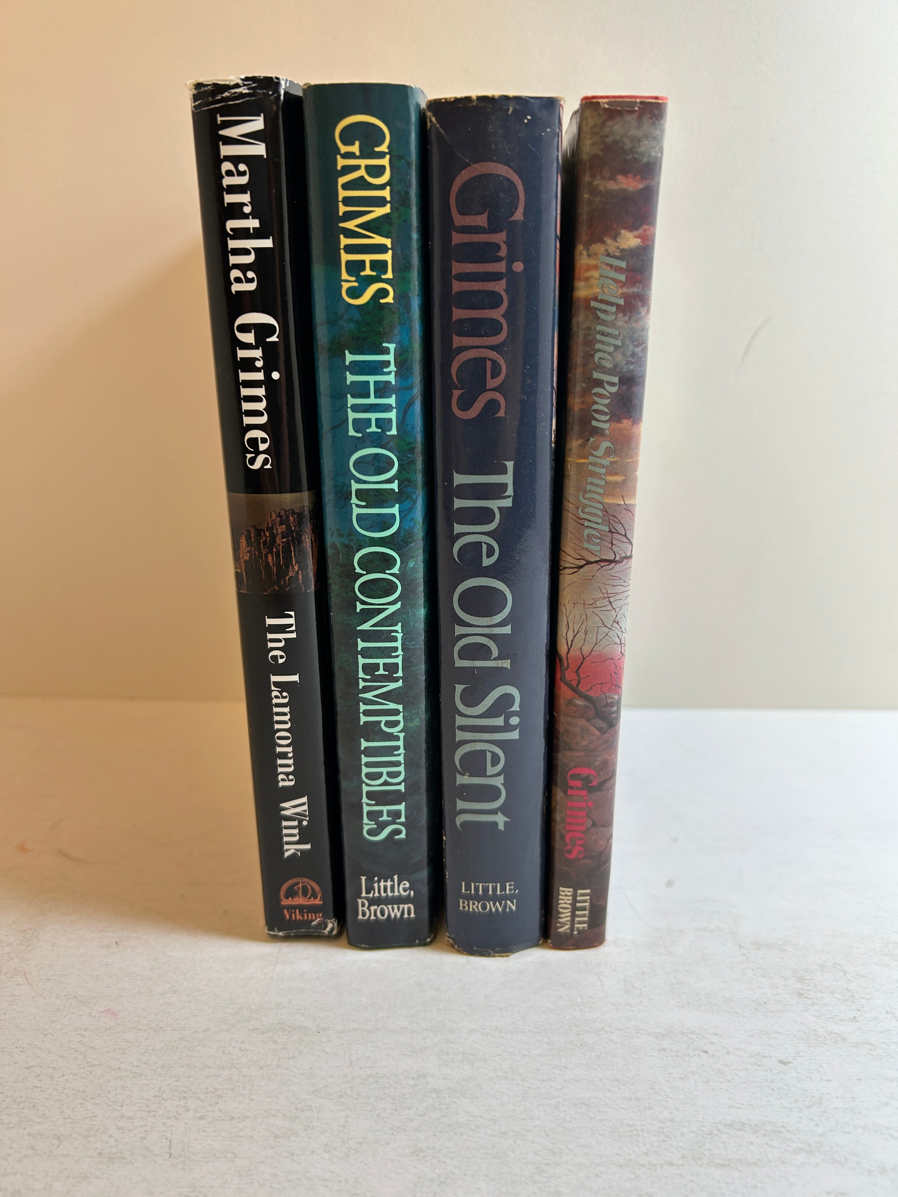 Lot of 4 Hardcover Martha Grimes Mysteries HCDJ