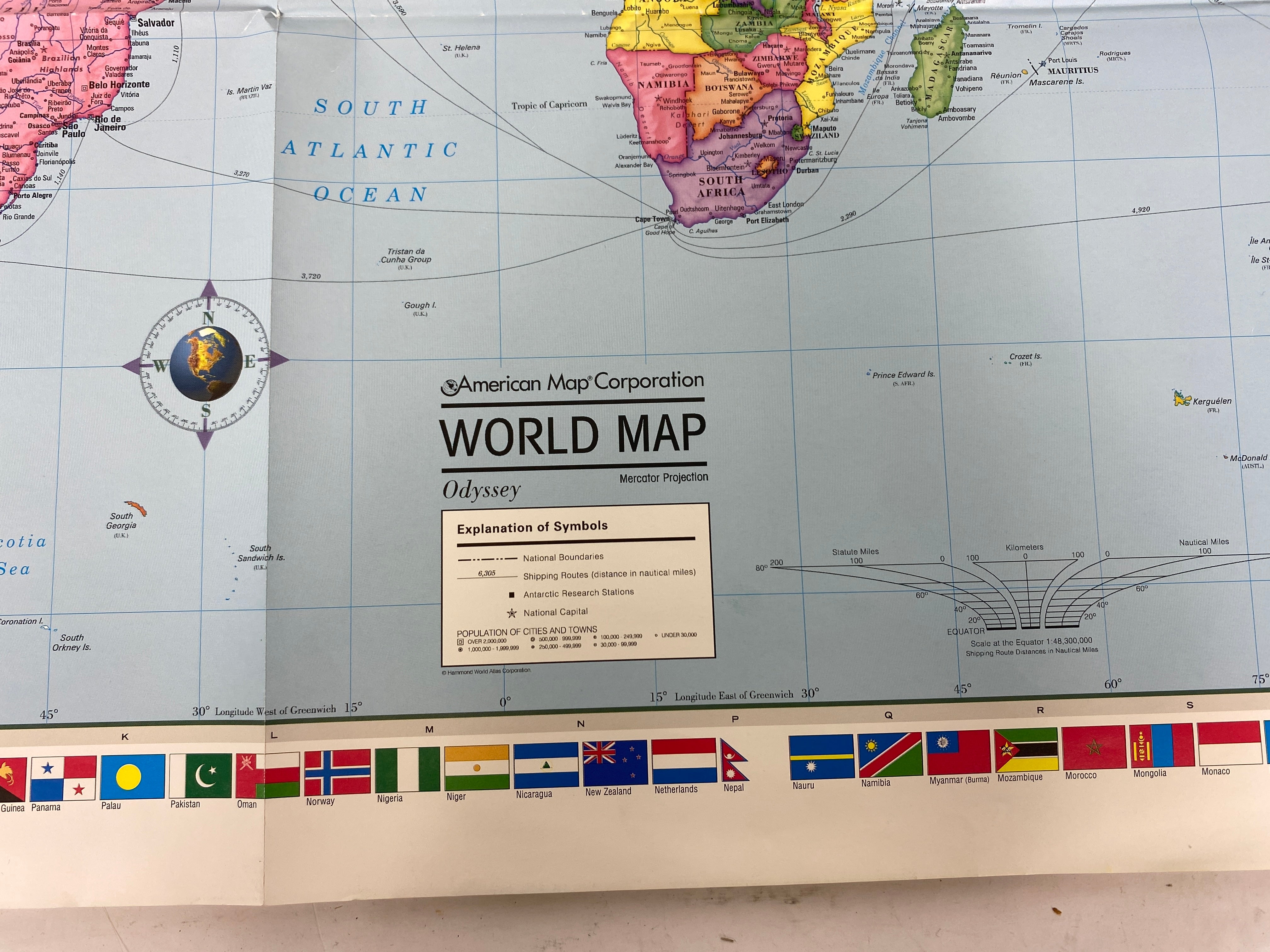 Lot of 4: Historical Atlas of the World/Endangered Earth/2 World Maps 1965-88