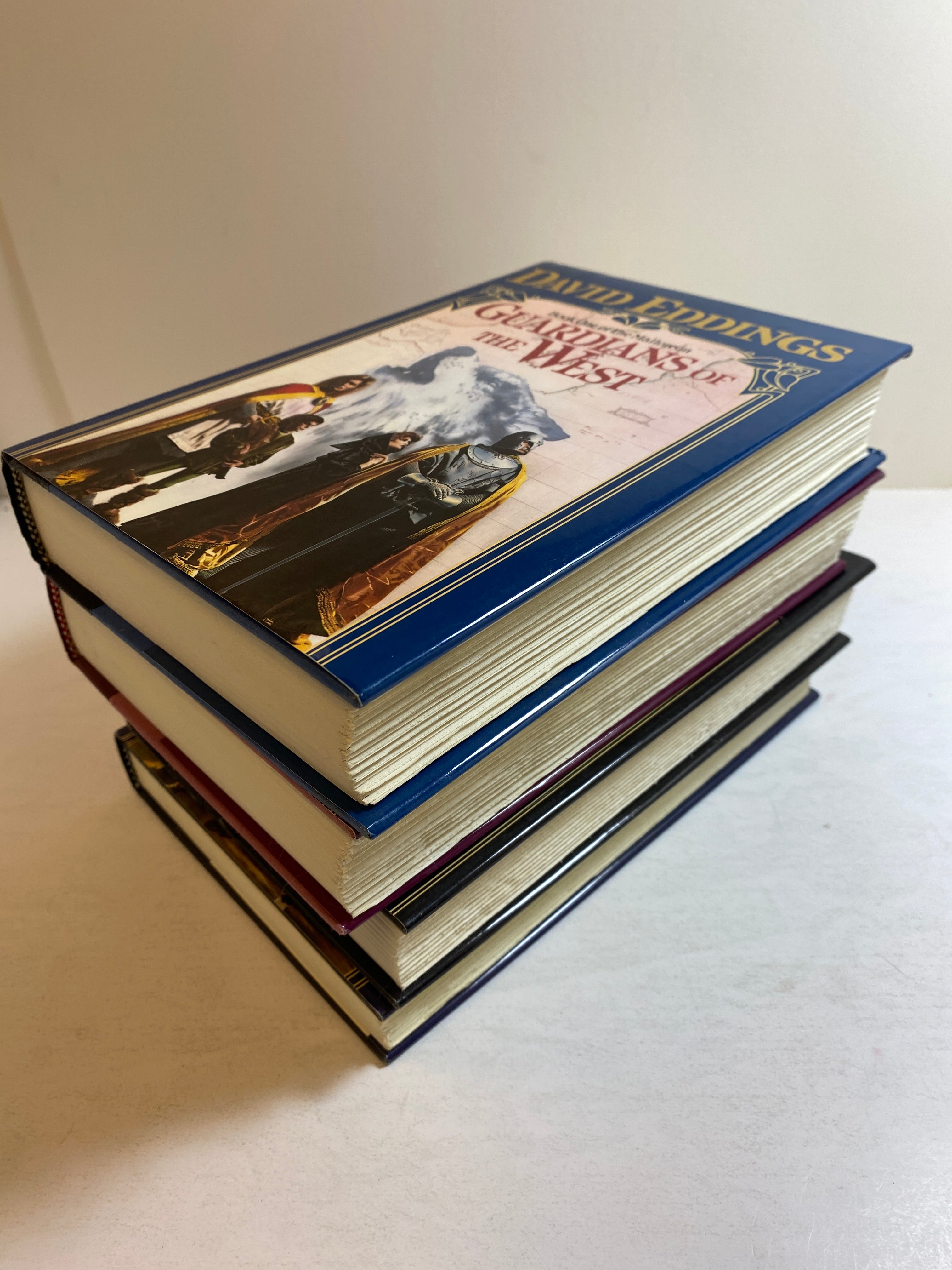 Lot of 4 Malloreon David Eddings HCDJ *First Editions*