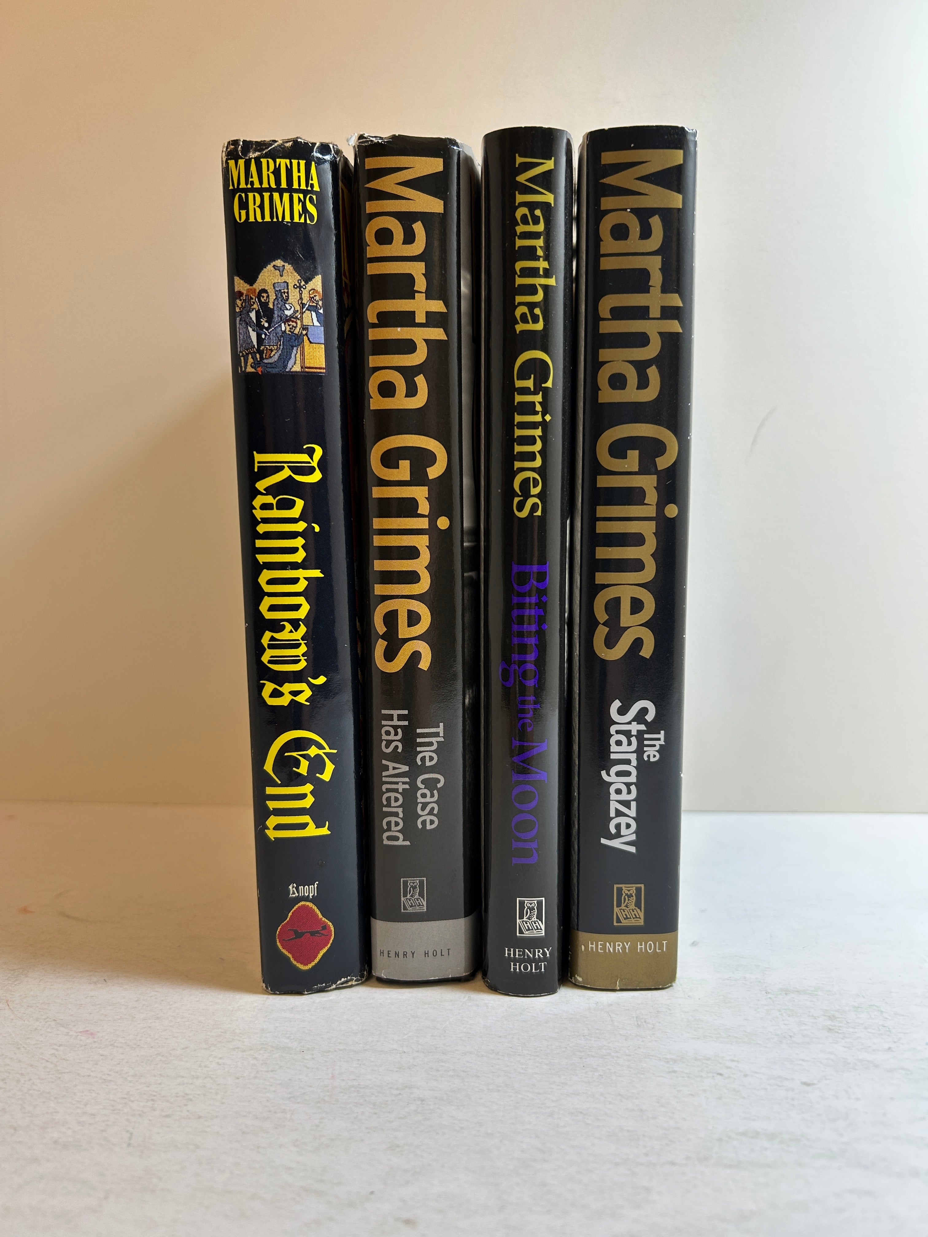 Lot of 4 Martha Grimes Mysteries Holt/Knopf HC DJ