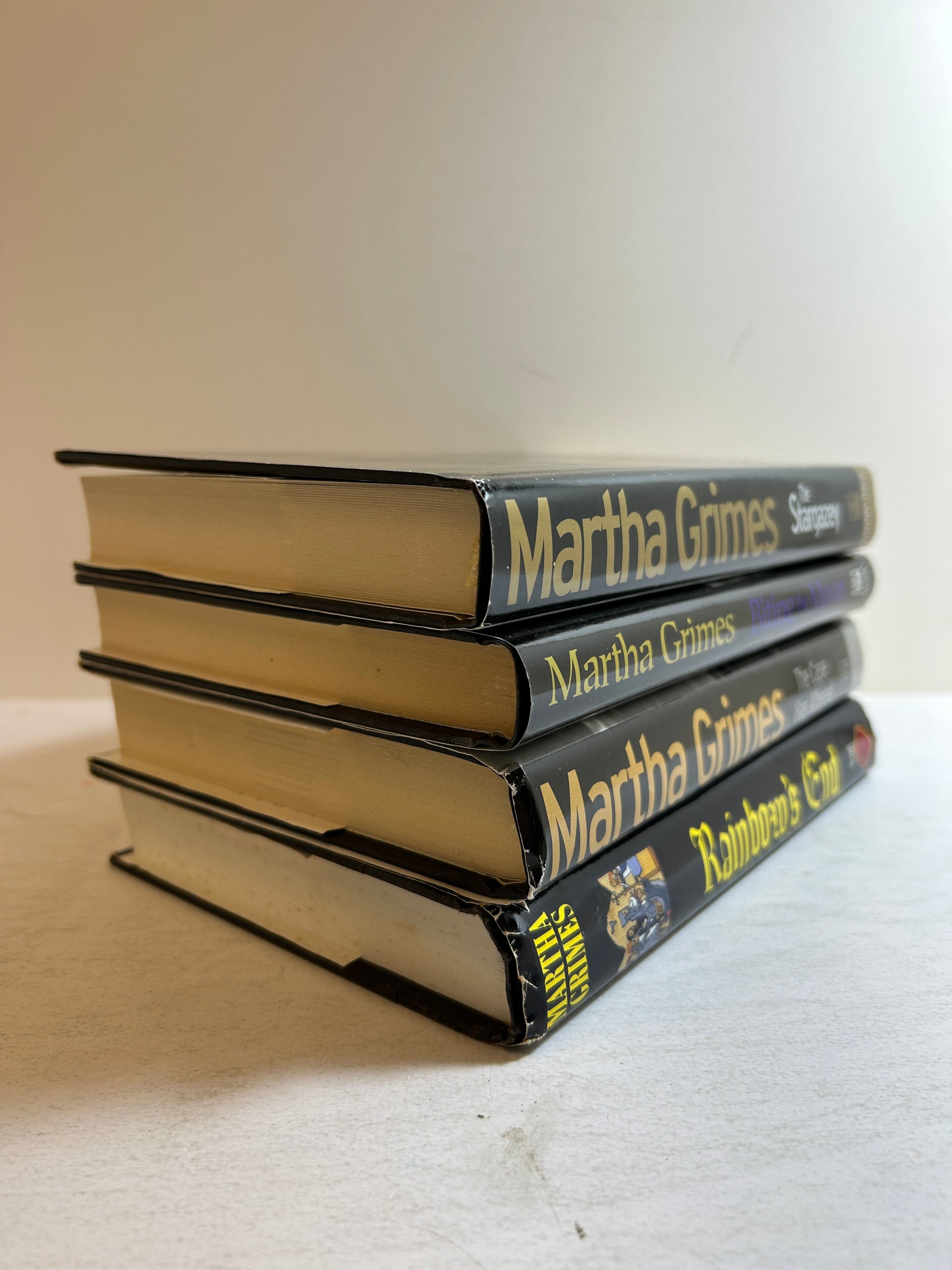 Lot of 4 Martha Grimes Mysteries Holt/Knopf HC DJ