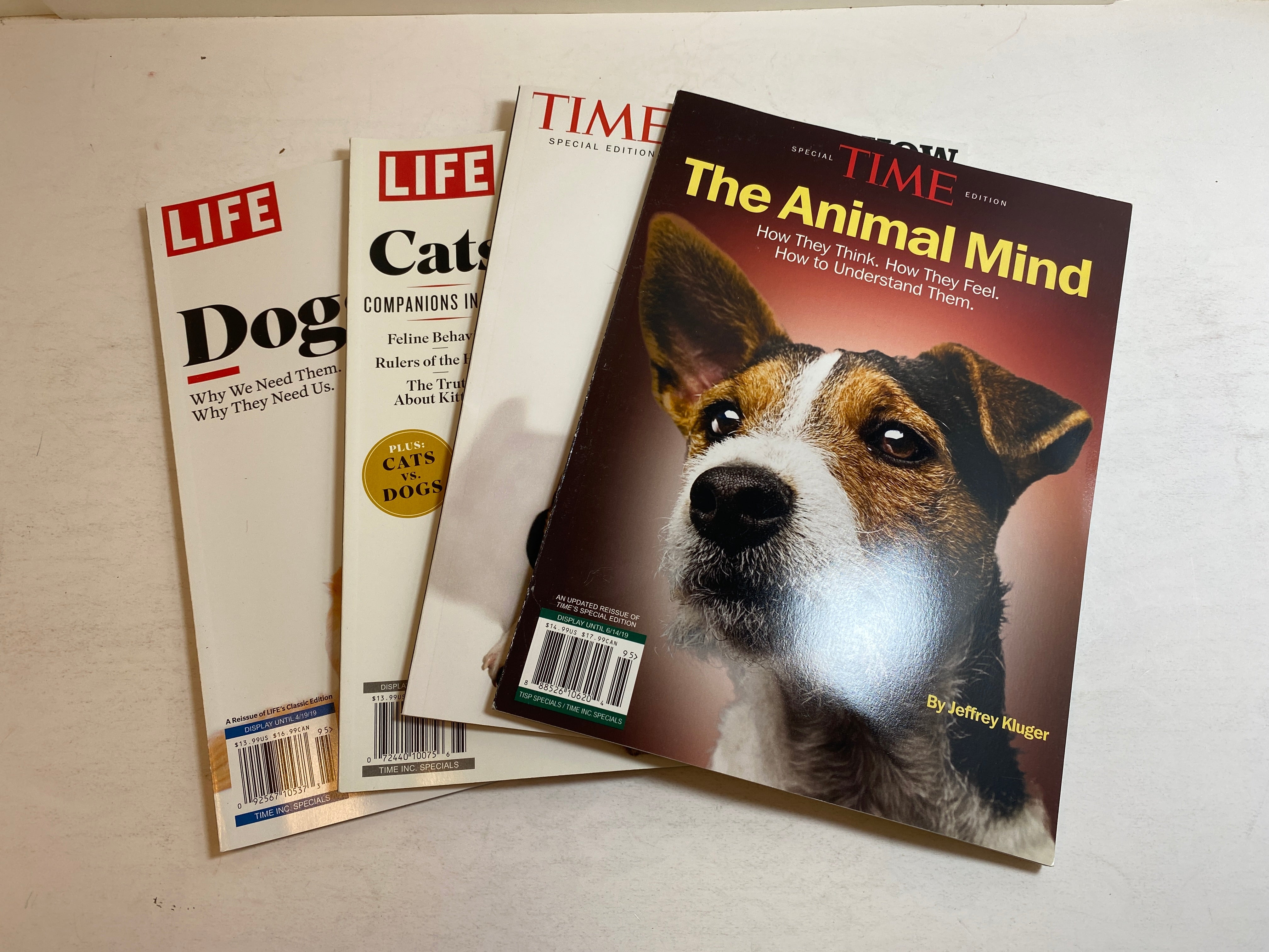 Lot of 4 Time Life Special Edition Magazines Cats and Dogs 2019-2020