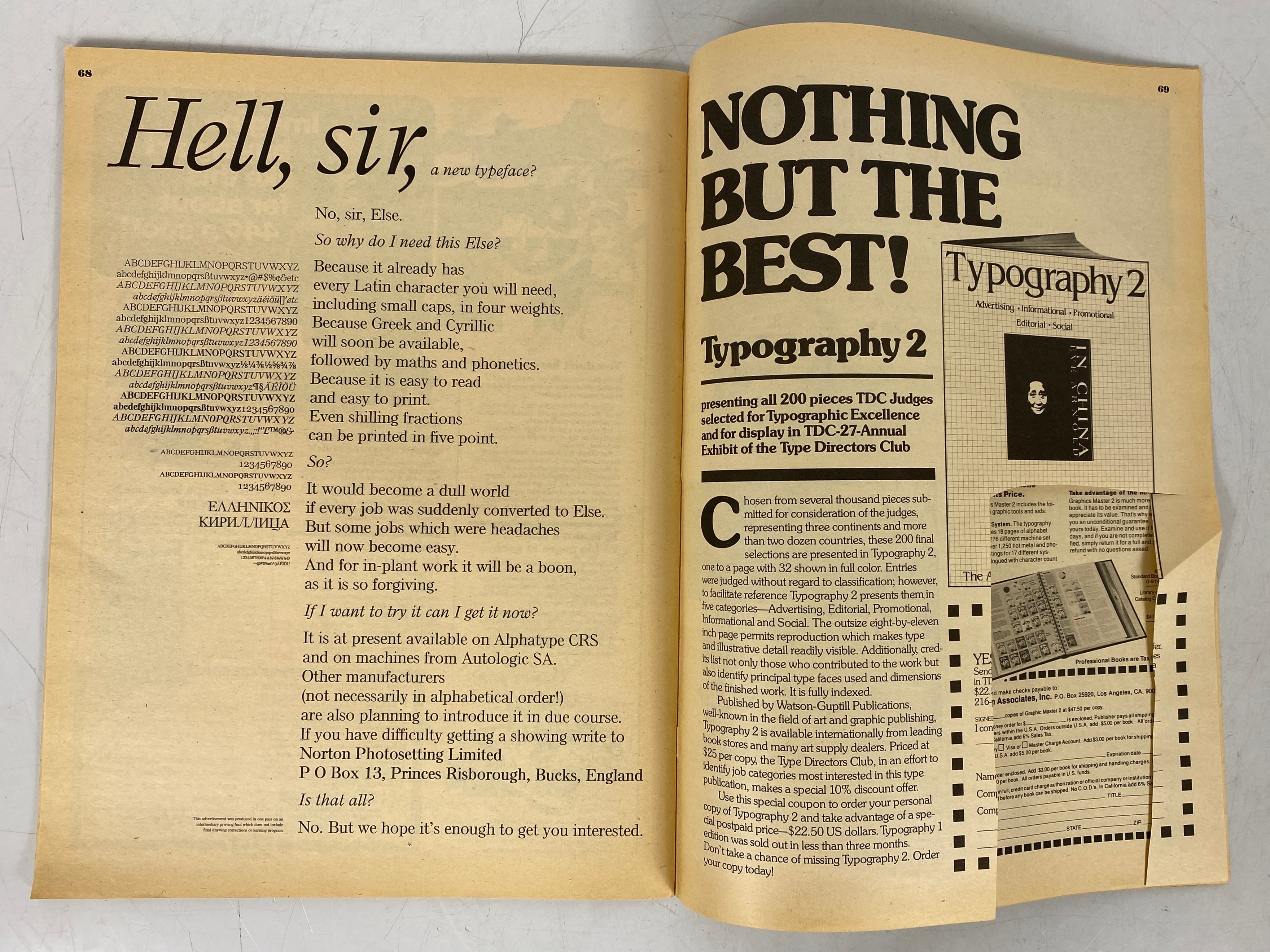 Lot of 4 Upper and Lower Case Magazine (1981) Complete