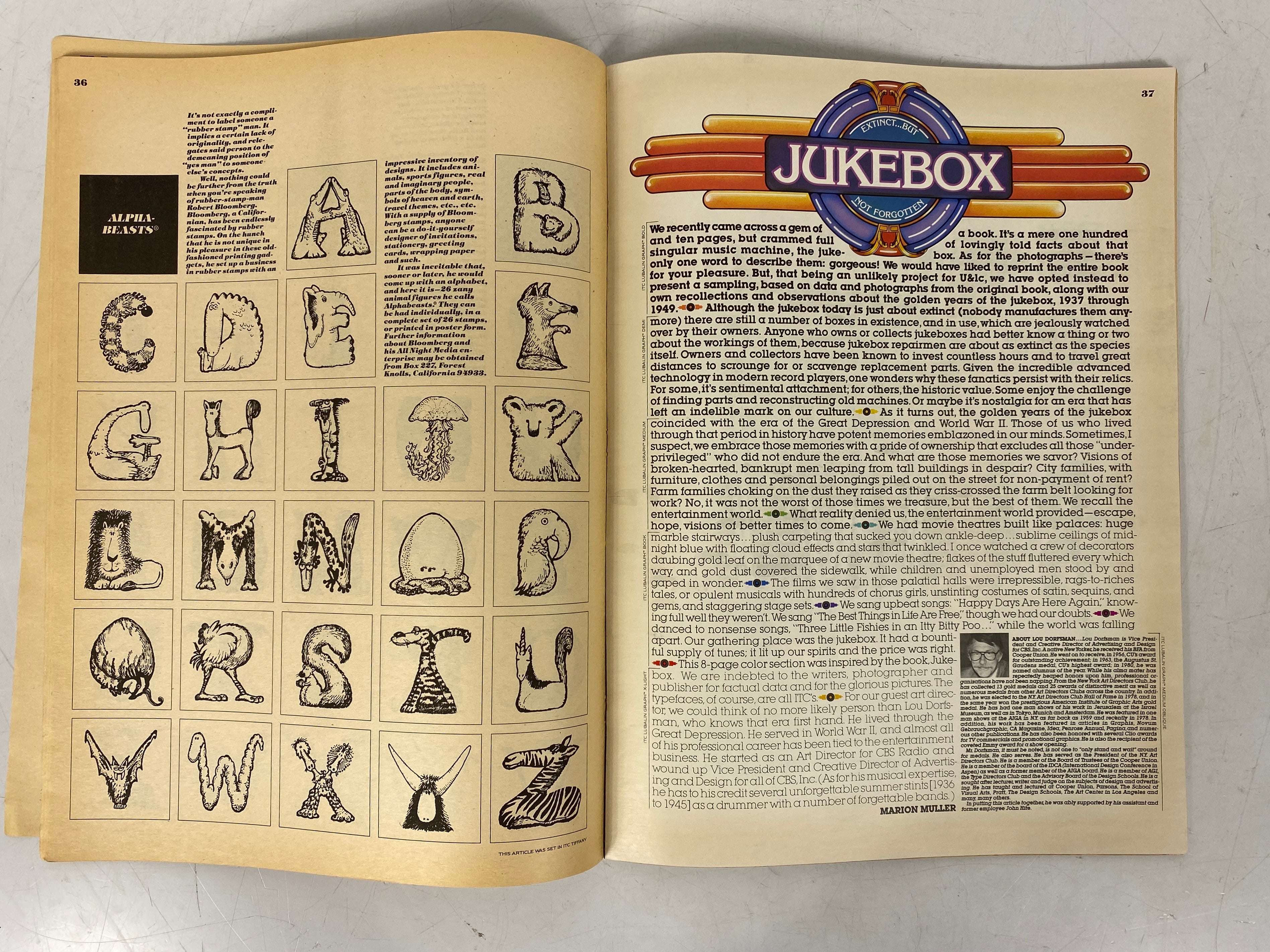 Lot of 4 Upper and Lower Case Magazine (1981) Complete