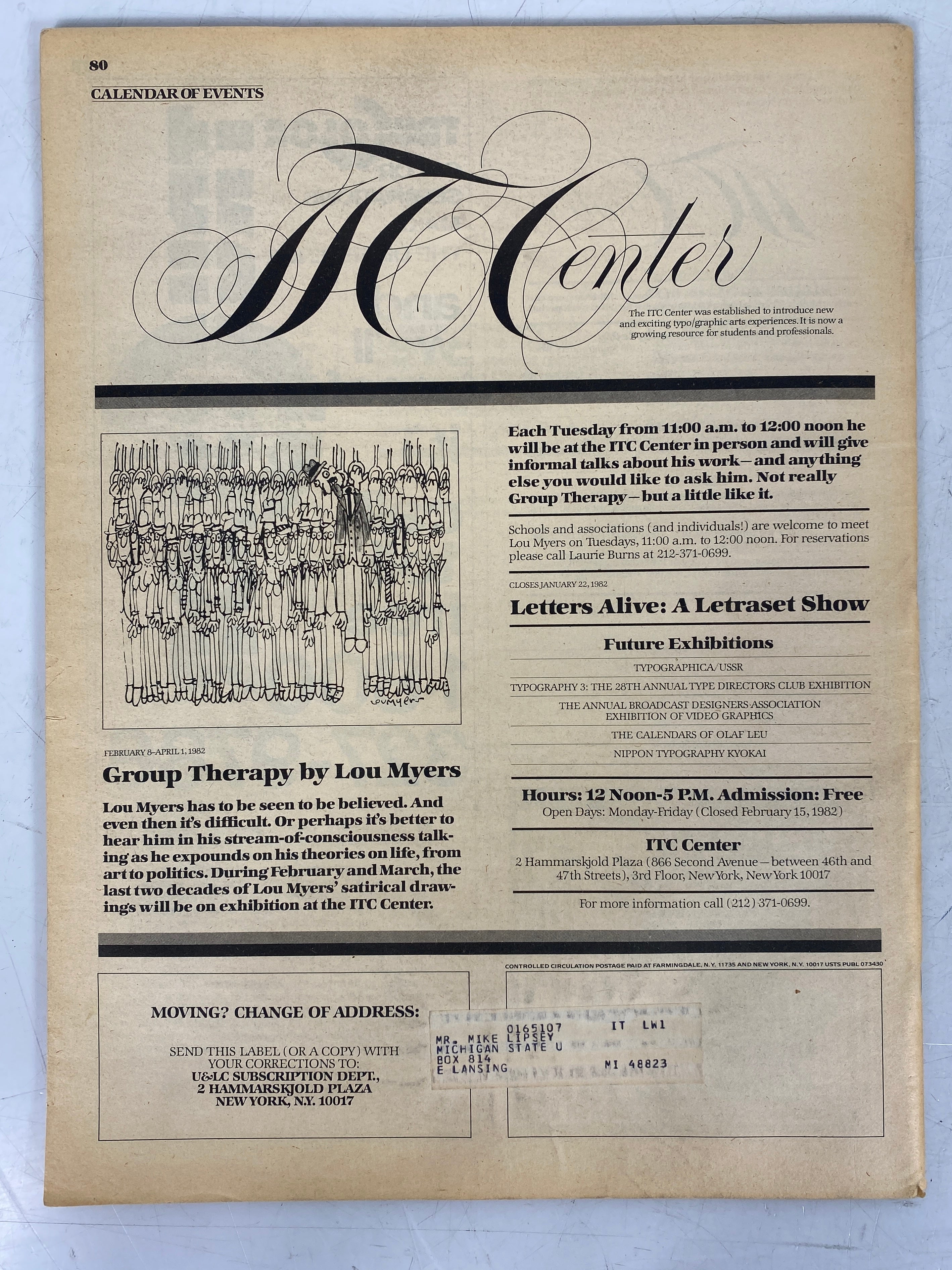 Lot of 4 Upper and Lower Case Magazine (1981) Complete