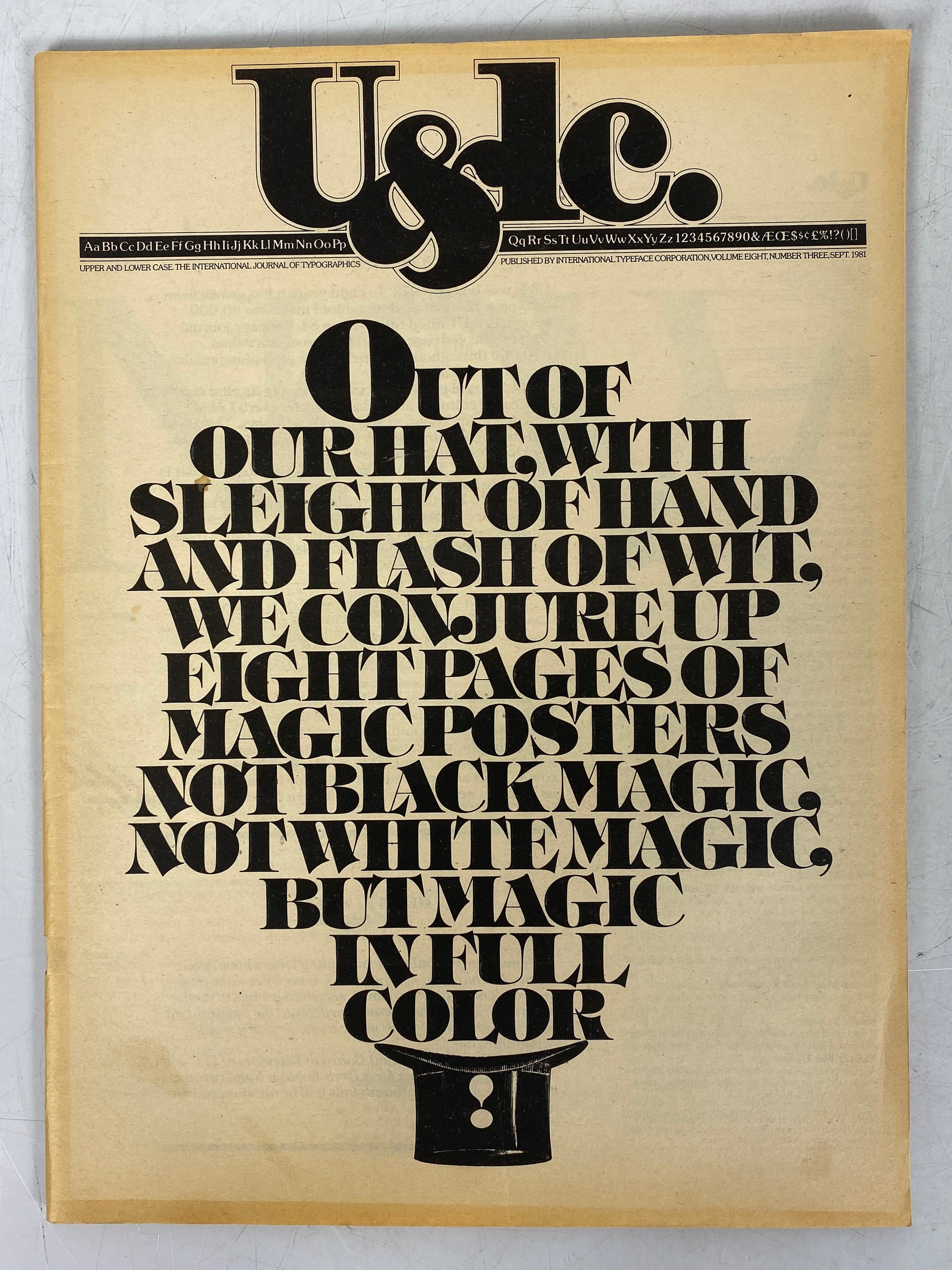 Lot of 4 Upper and Lower Case Magazine (1981) Complete